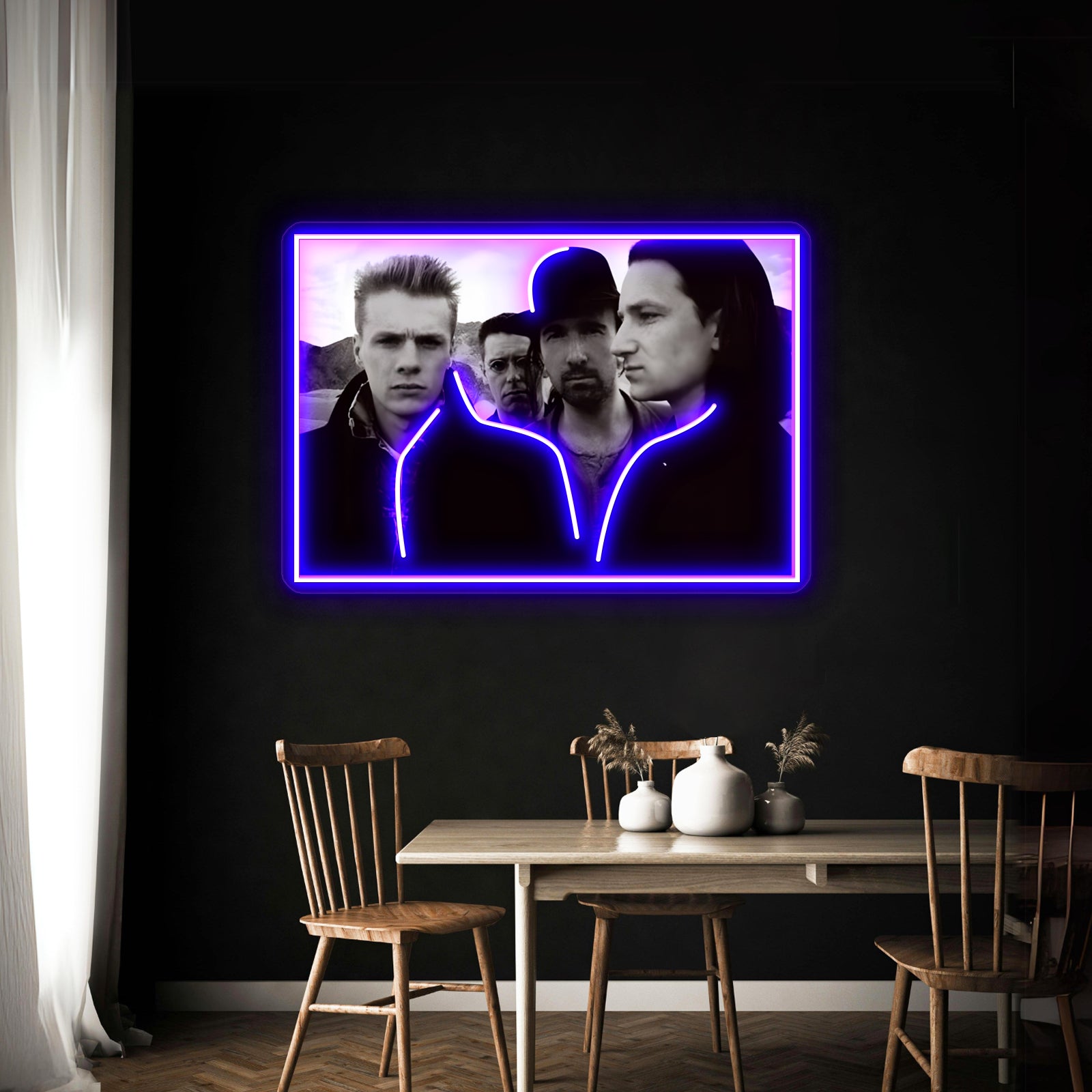 Theu2 U Two Artwork Personalized Neon Signs | Shineneon