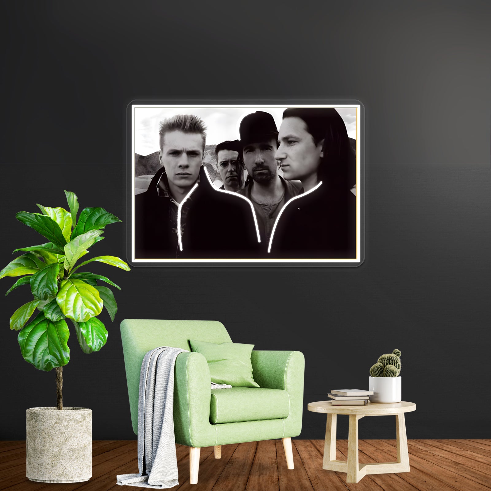 Theu2 U Two Artwork Personalized Neon Signs | Shineneon