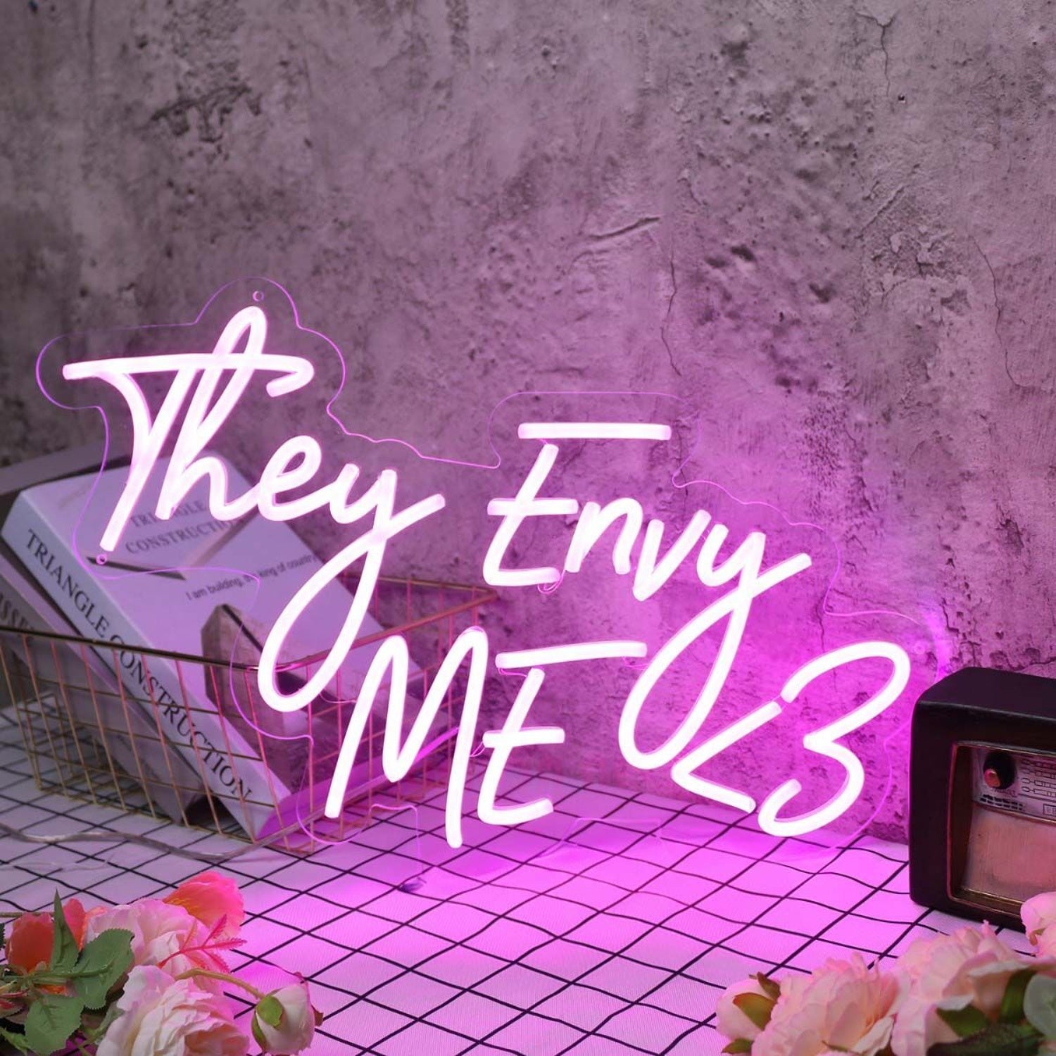 They Envy Me Pink Led Neon Sign - Shineneon