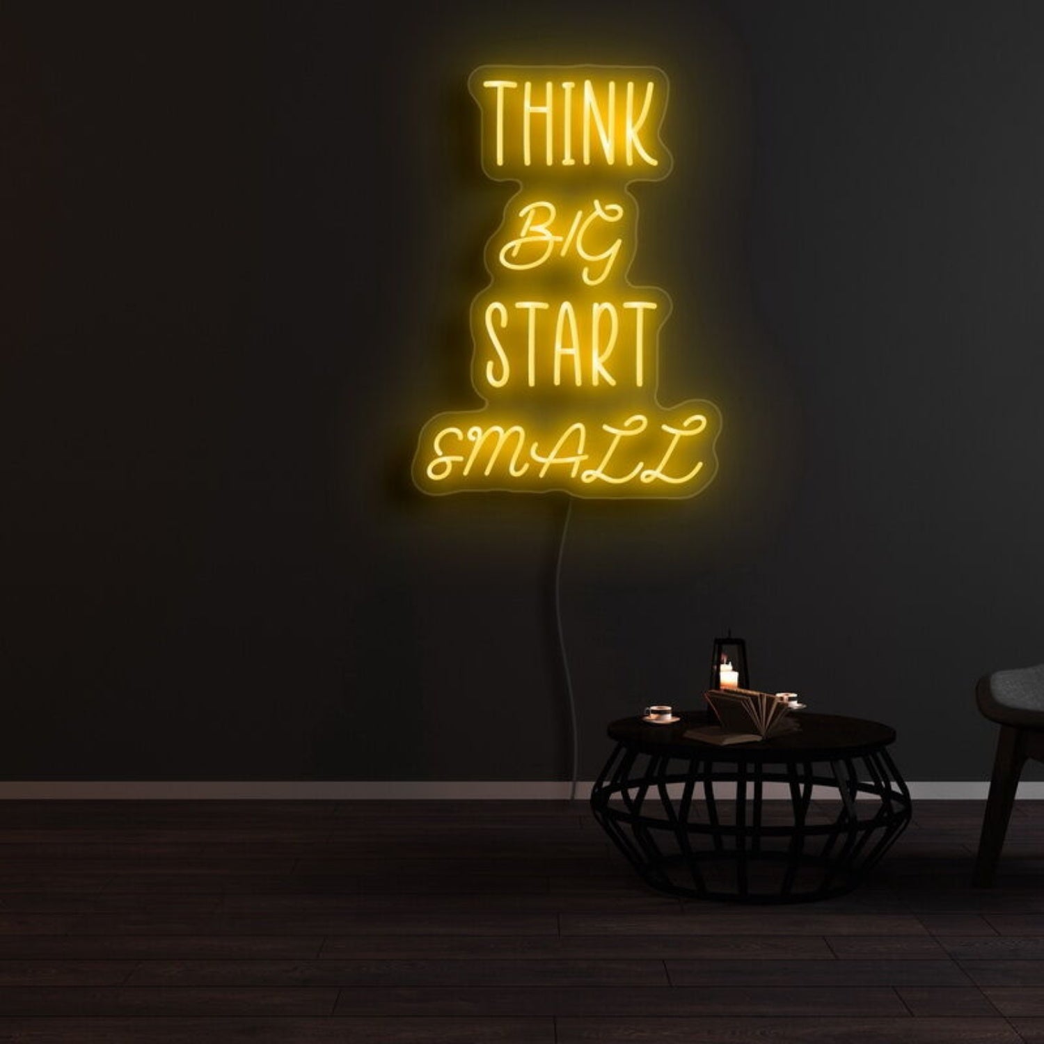 Think Big Start Small Led Neon Sign - Shineneon