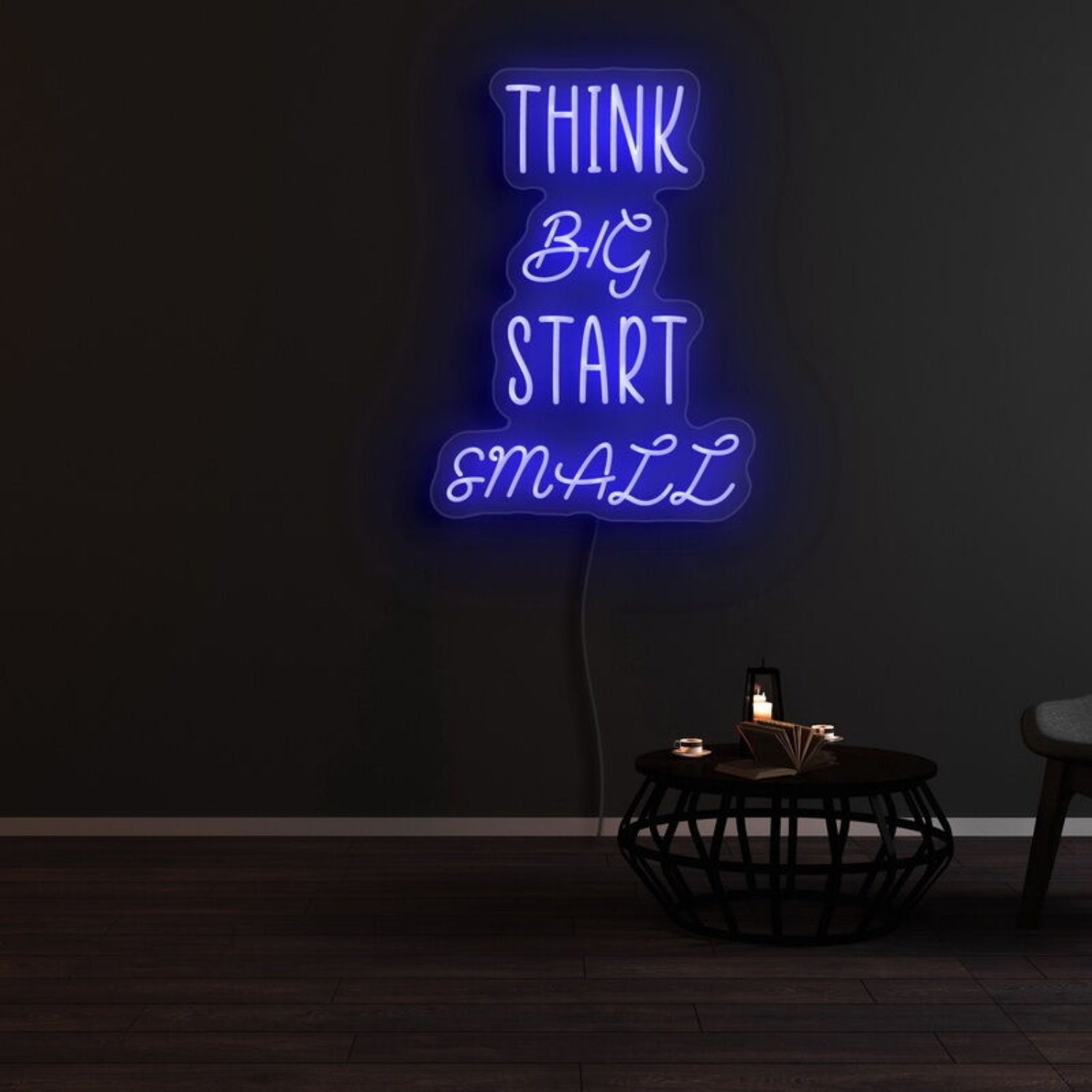 Think Big Start Small Led Neon Sign - Shineneon