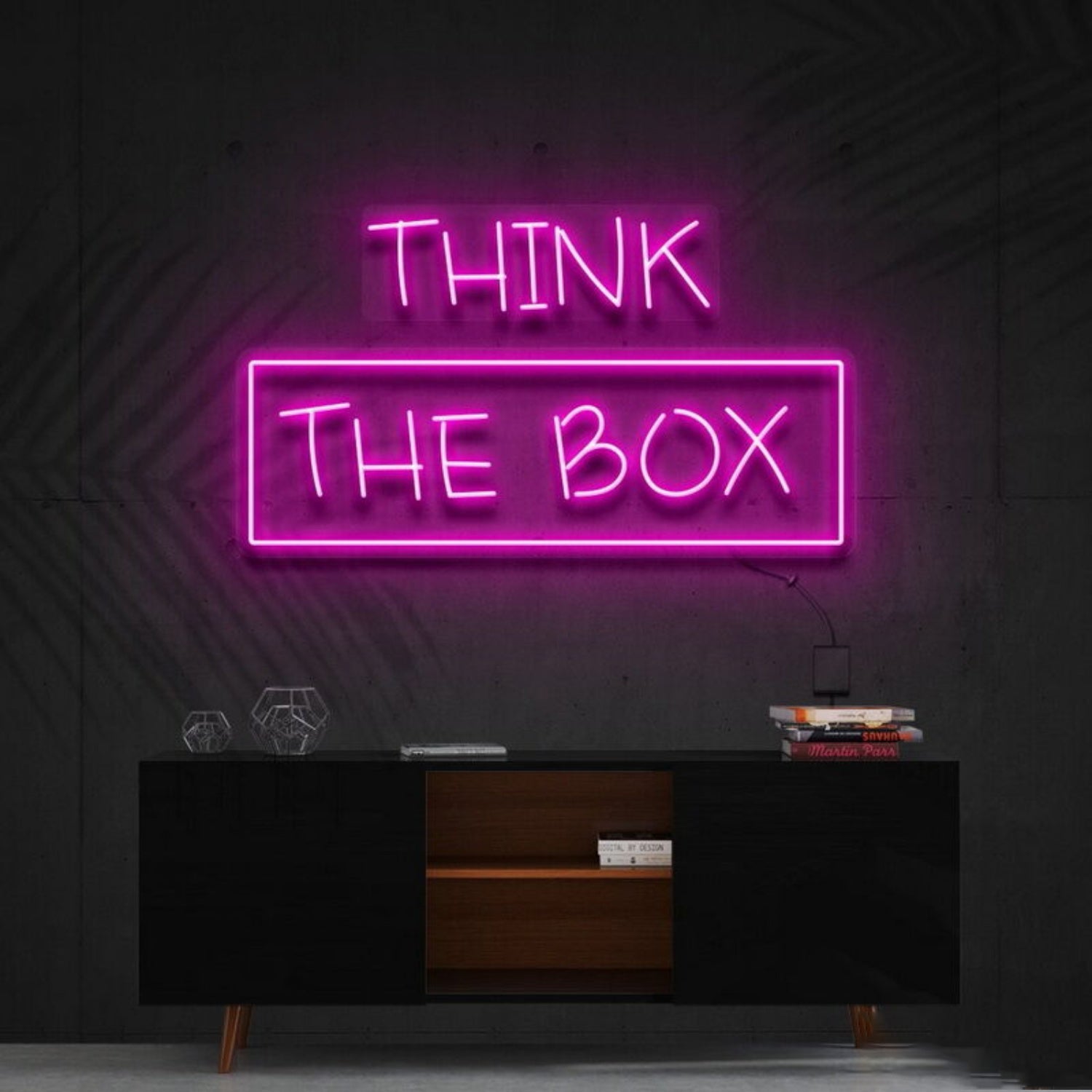 Think Outside The Box Led Neon Sign | Shineneon