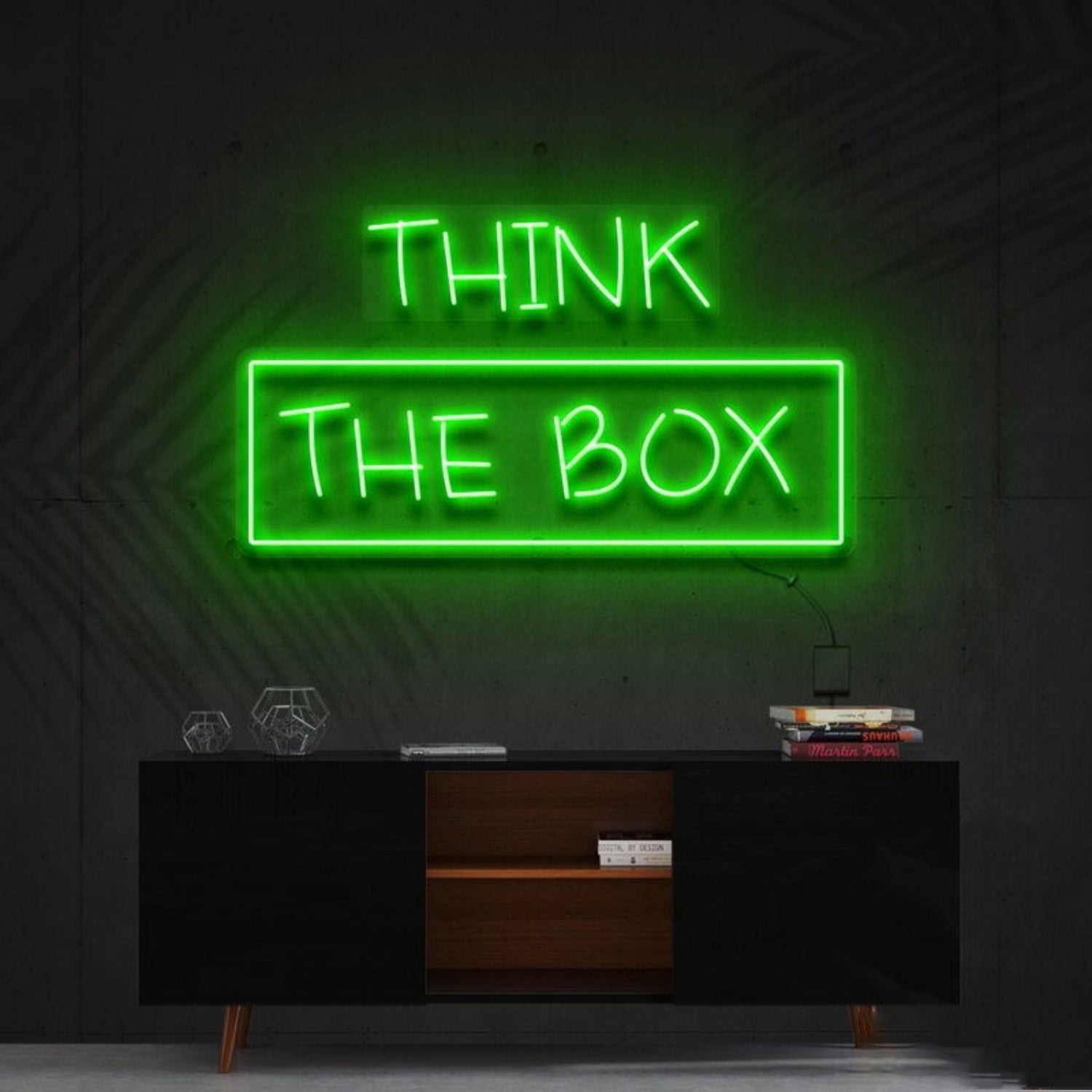 Think Outside The Box Led Neon Sign | Shineneon