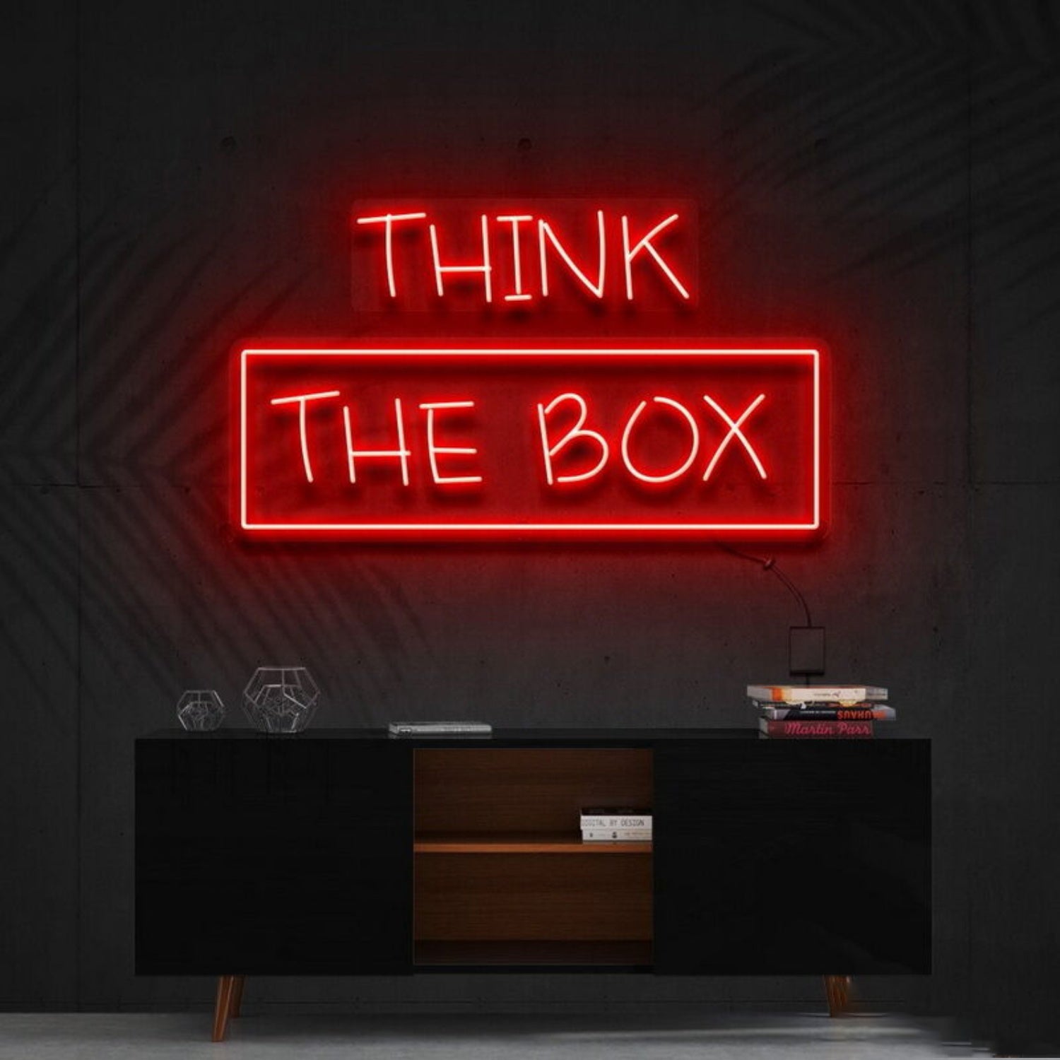 Think Outside The Box Led Neon Sign | Shineneon