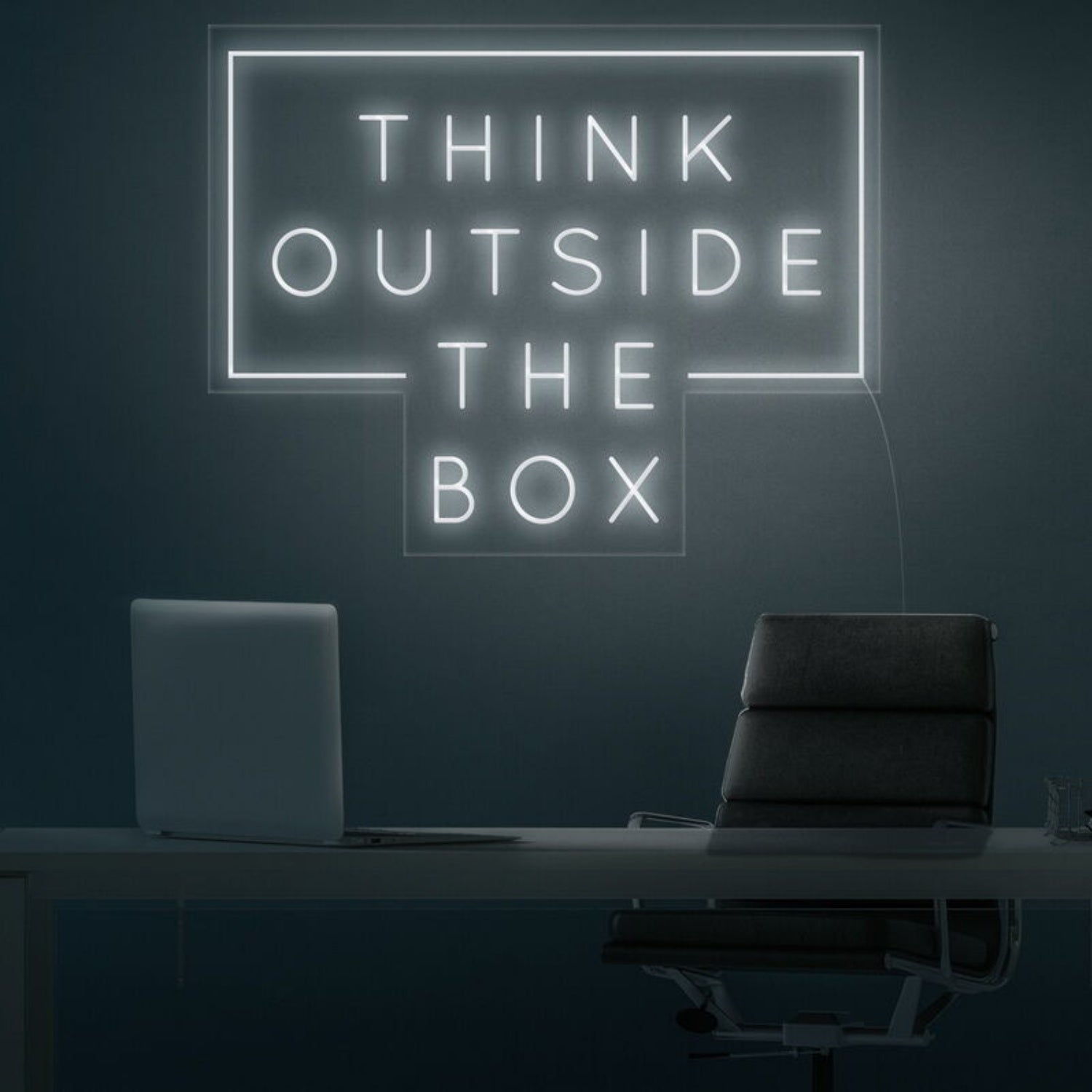 Think Outside The Box Led Neon Sign For Inspirational | Shineneon
