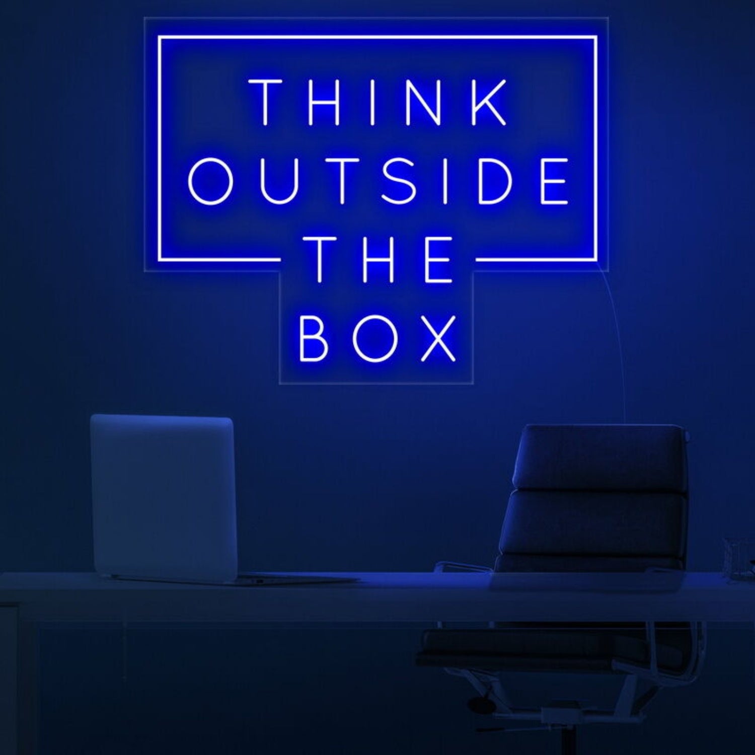 Think Outside The Box Led Neon Sign For Inspirational | Shineneon