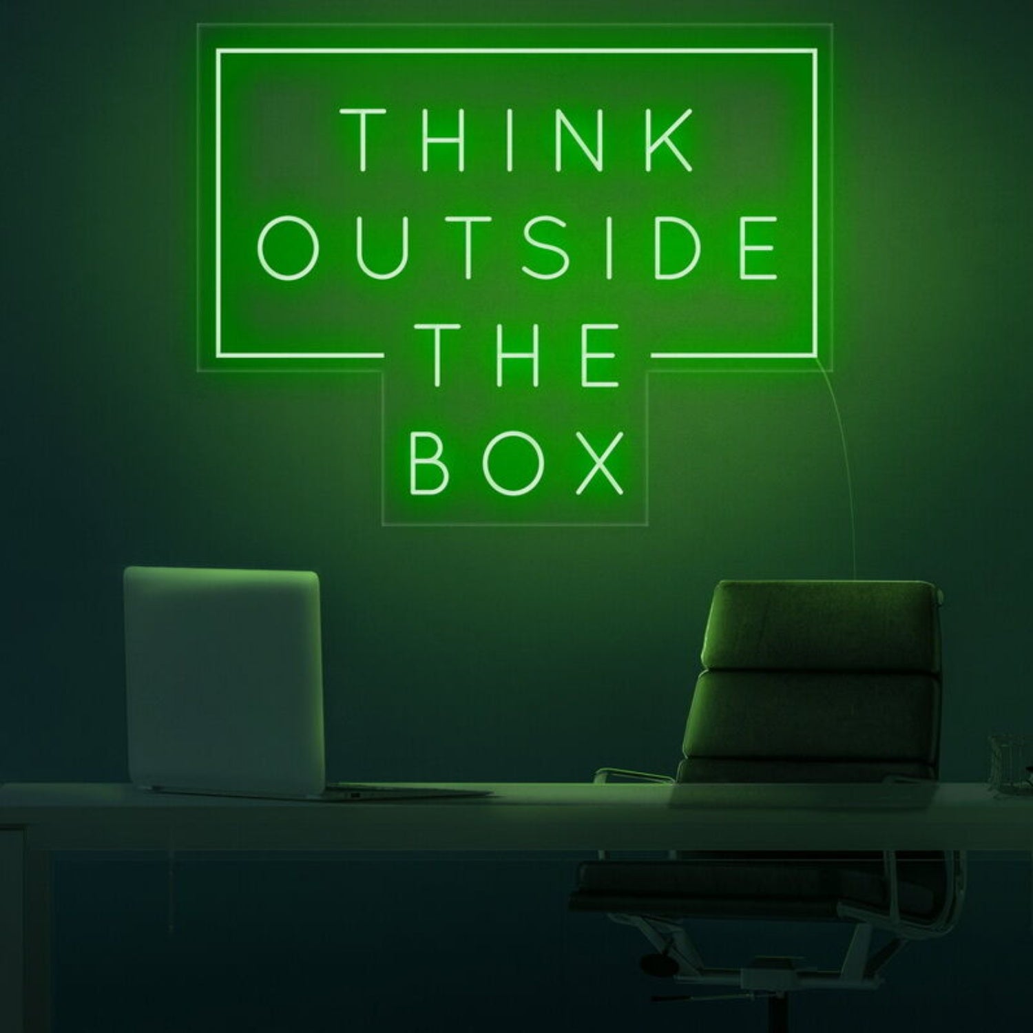 Think Outside The Box Led Neon Sign For Inspirational | Shineneon