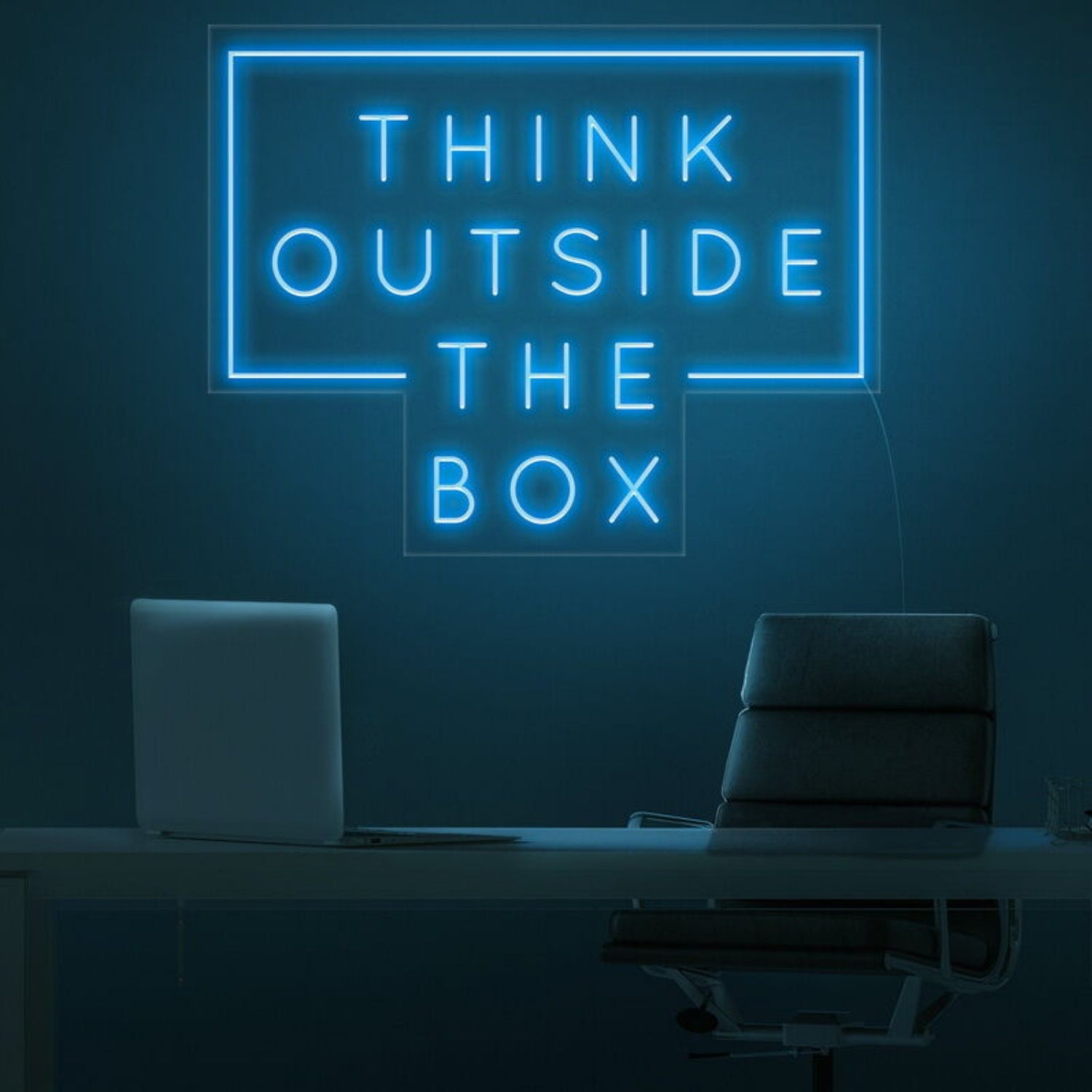 Think Outside The Box Led Neon Sign For Inspirational | Shineneon