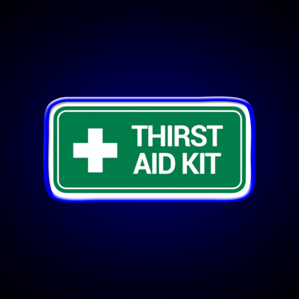 Thirst Aid Kit Logo Beer Bar Decor Led Neon Sign Rgb Color - LED neon sign view 5