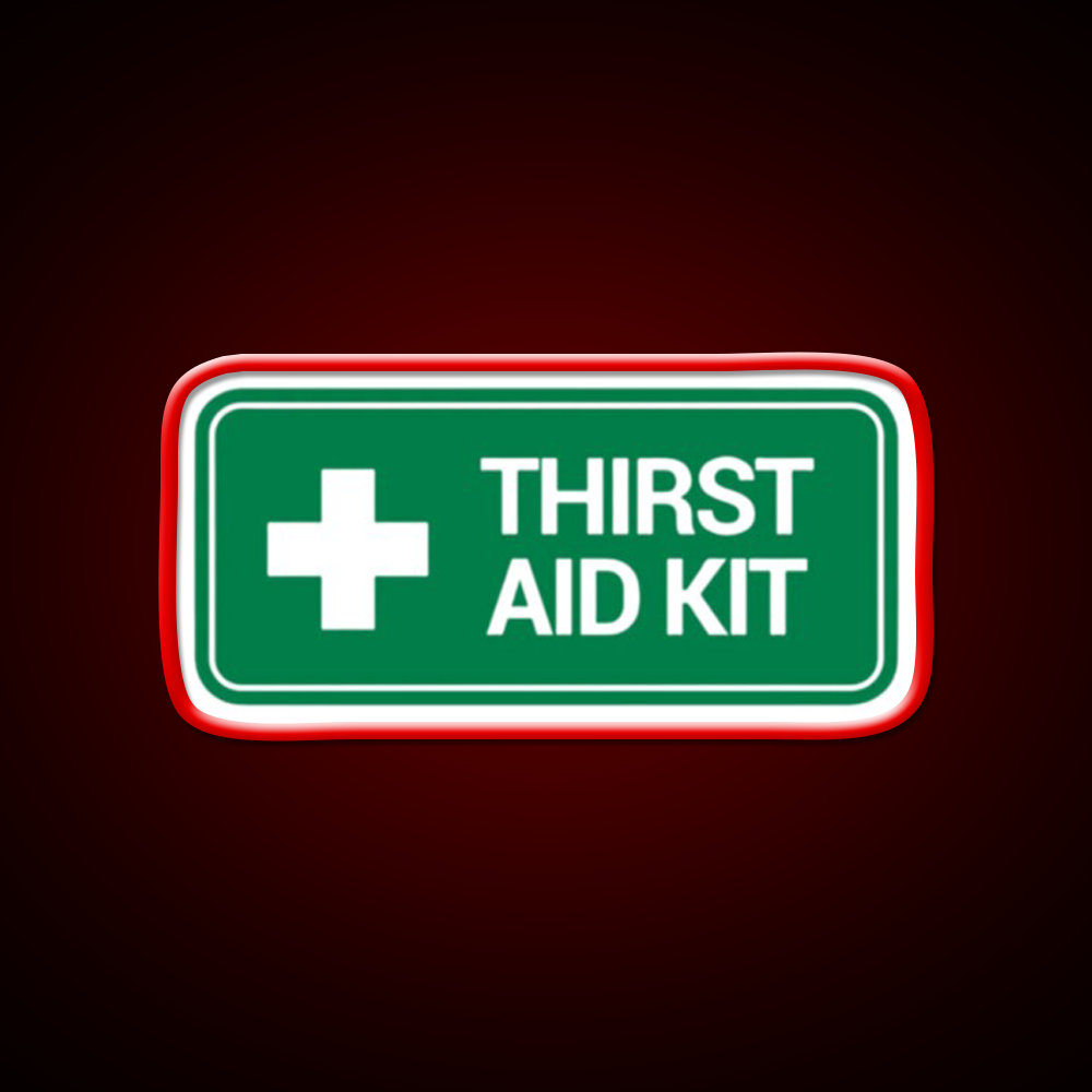 Thirst Aid Kit Logo Beer Bar Decor Led Neon Sign Rgb Color - LED neon sign view 10
