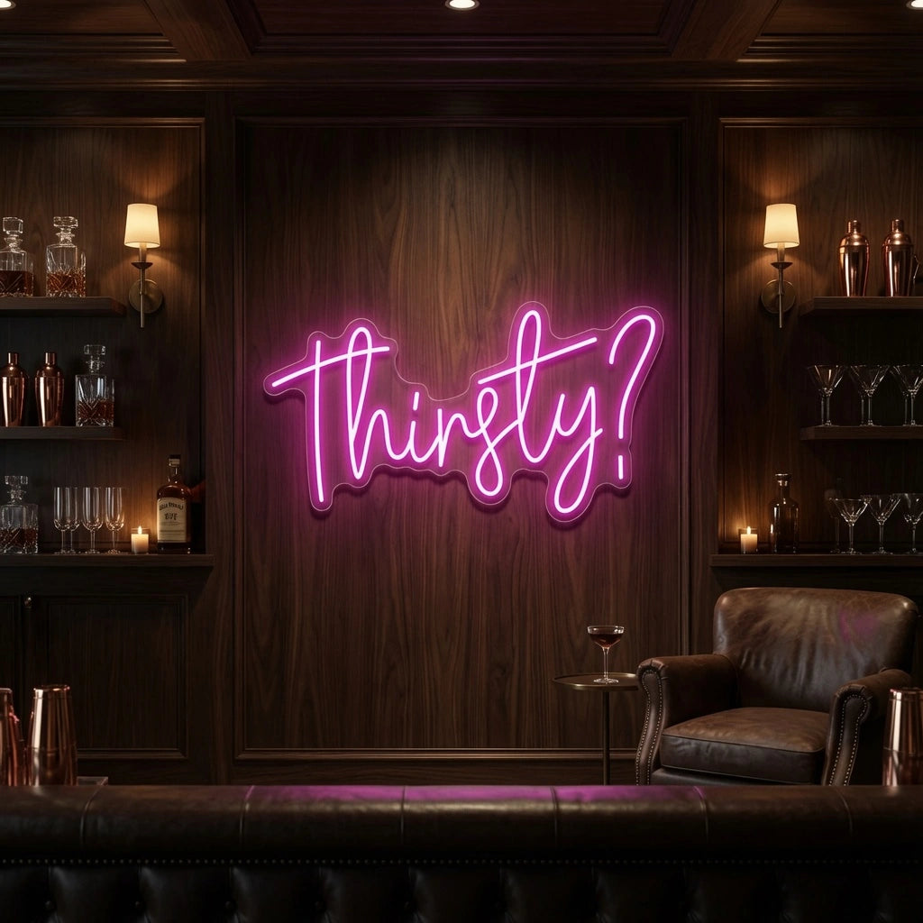 Thirsty LED Neon Sign - 02 High-Converting Product Image