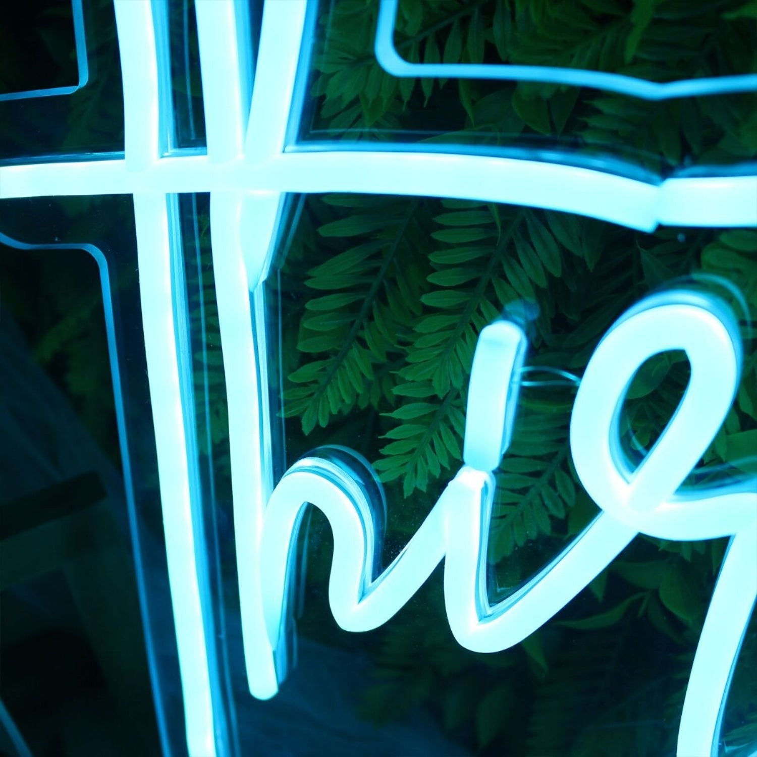 Thirty Blue Led Neon Sign - Shineneon