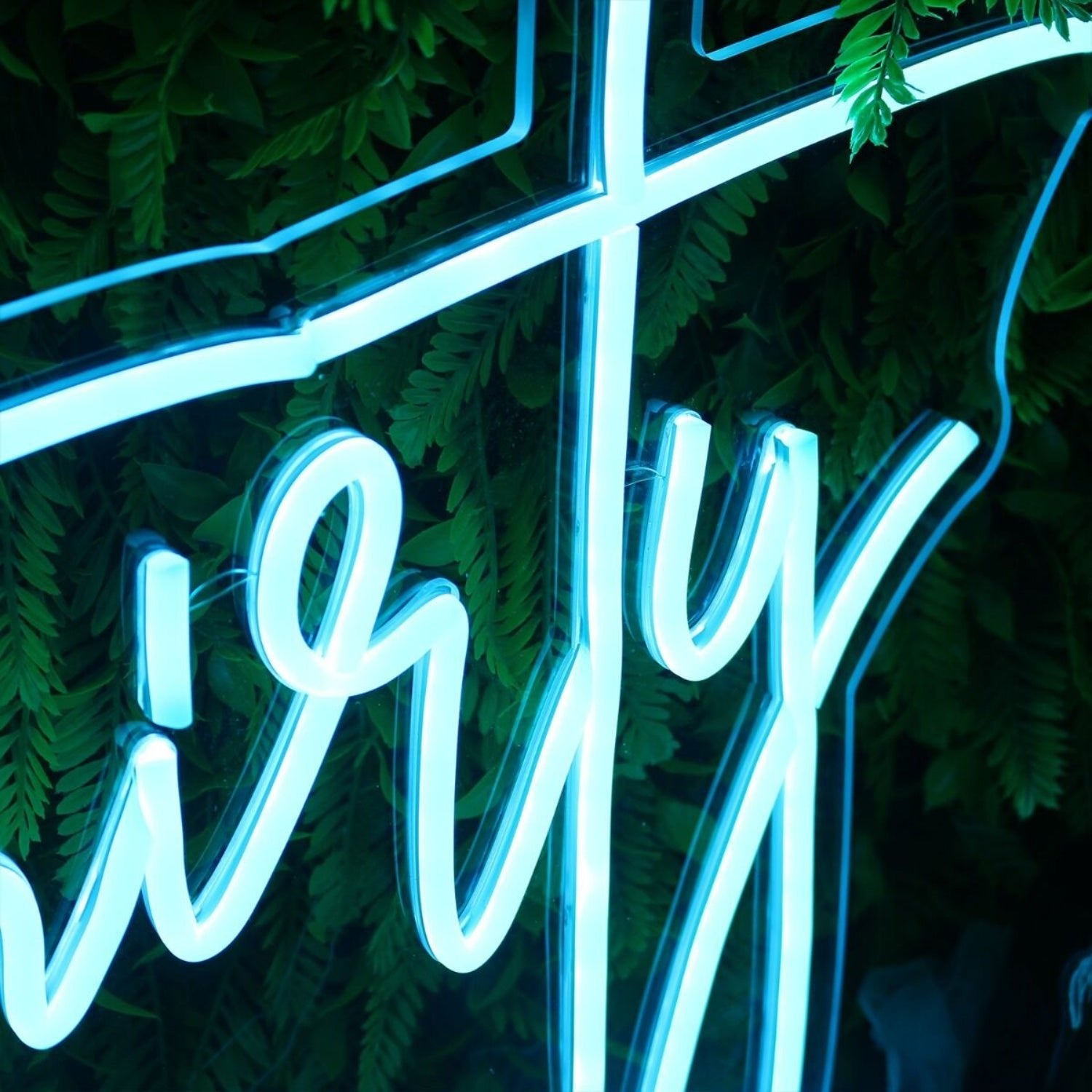 Thirty Blue Led Neon Sign - Shineneon
