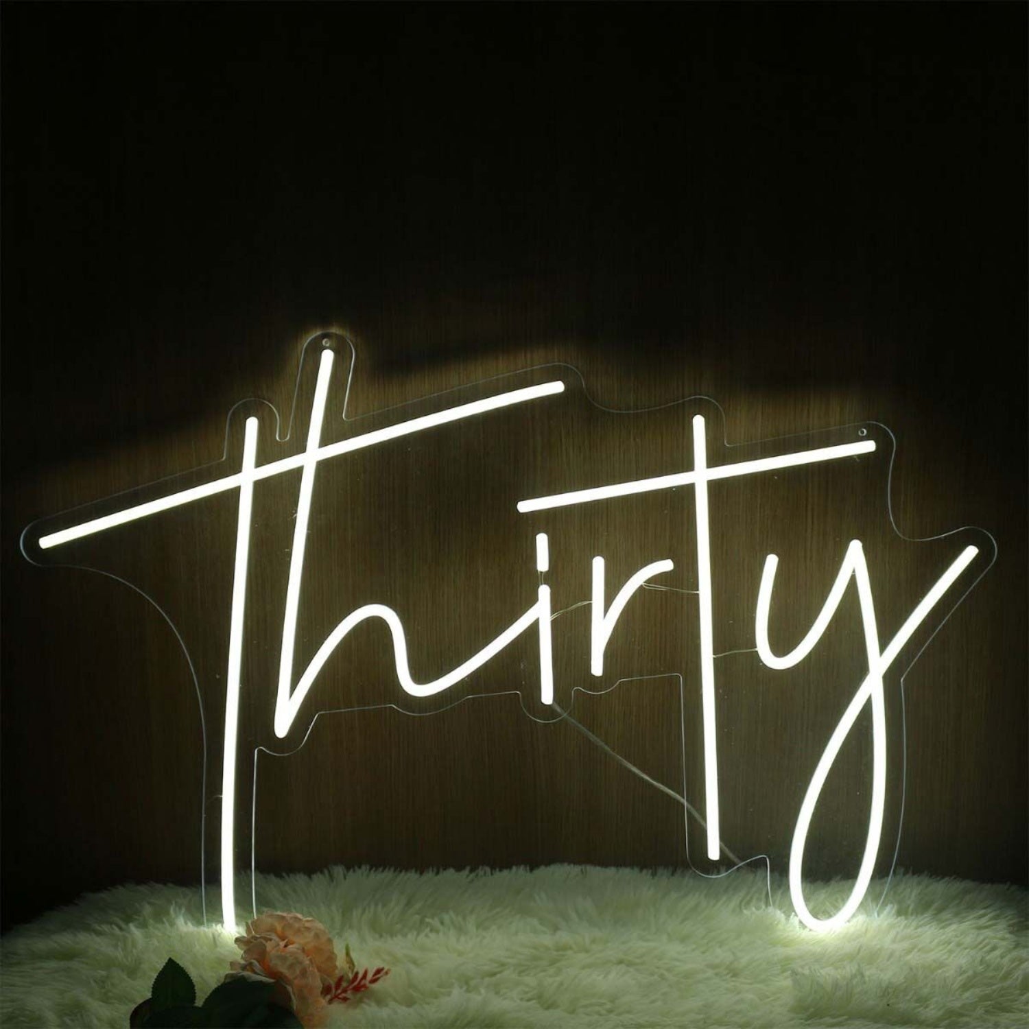 Thirty Neon Led Sign For Birthday And Celebratory Spaces | Shineneon