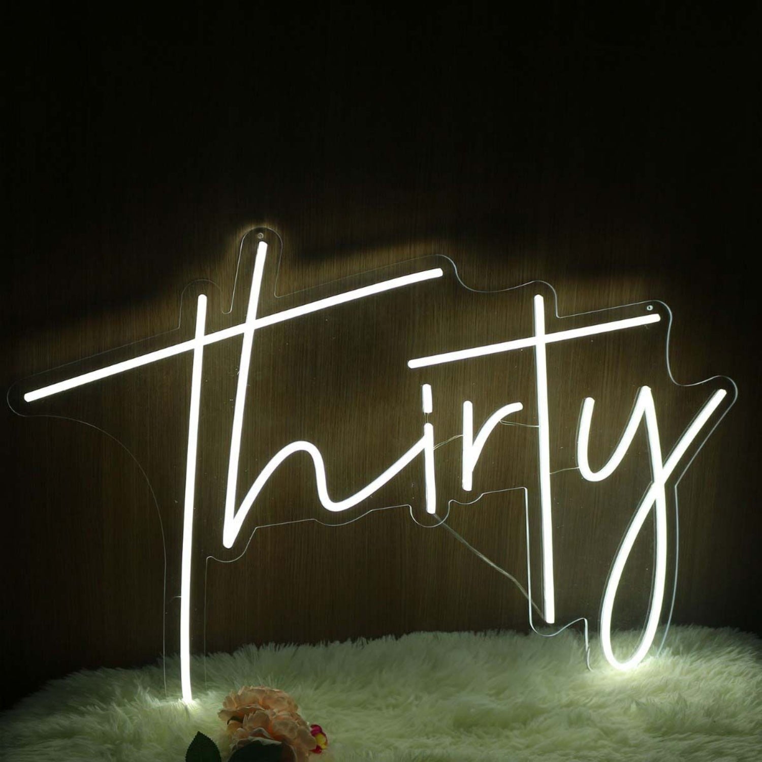 Thirty Neon Led Sign For Birthday And Celebratory Spaces | Shineneon