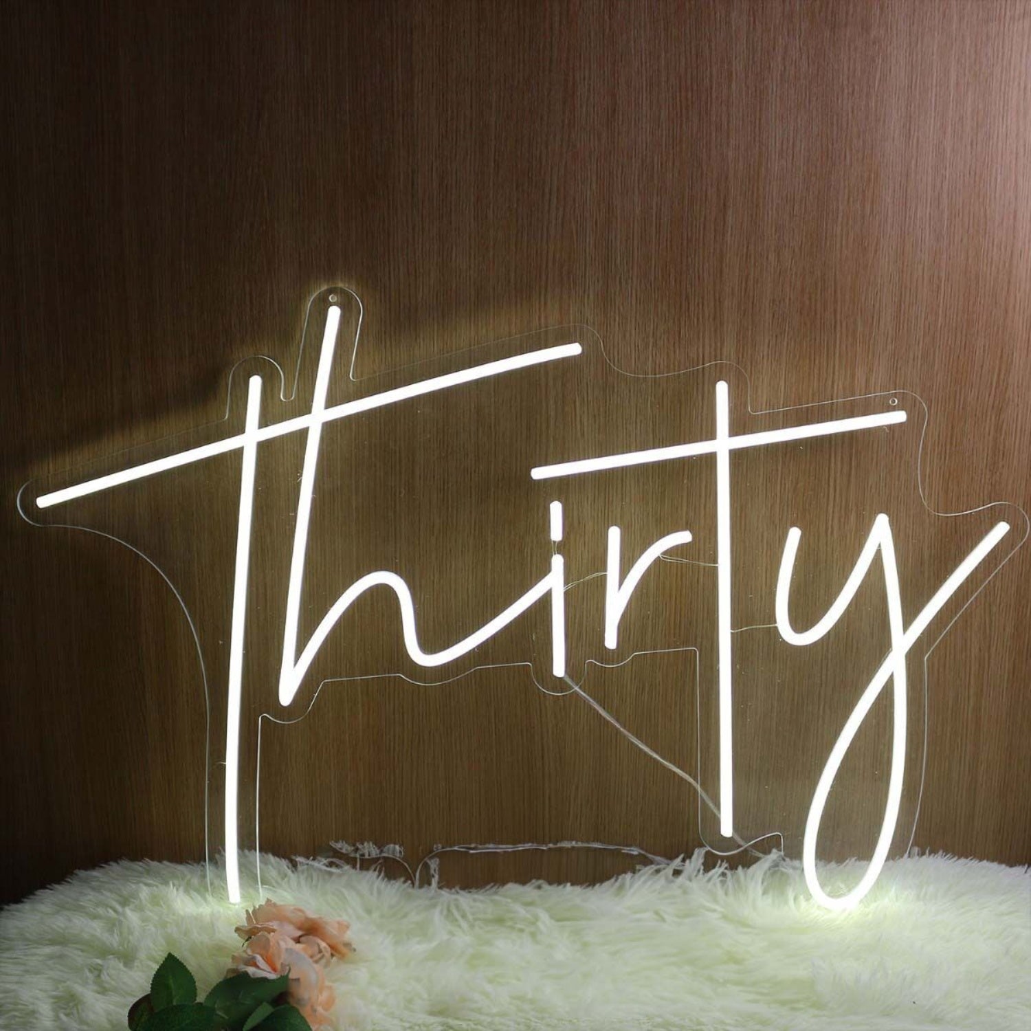 Thirty Neon Led Sign For Birthday And Celebratory Spaces | Shineneon