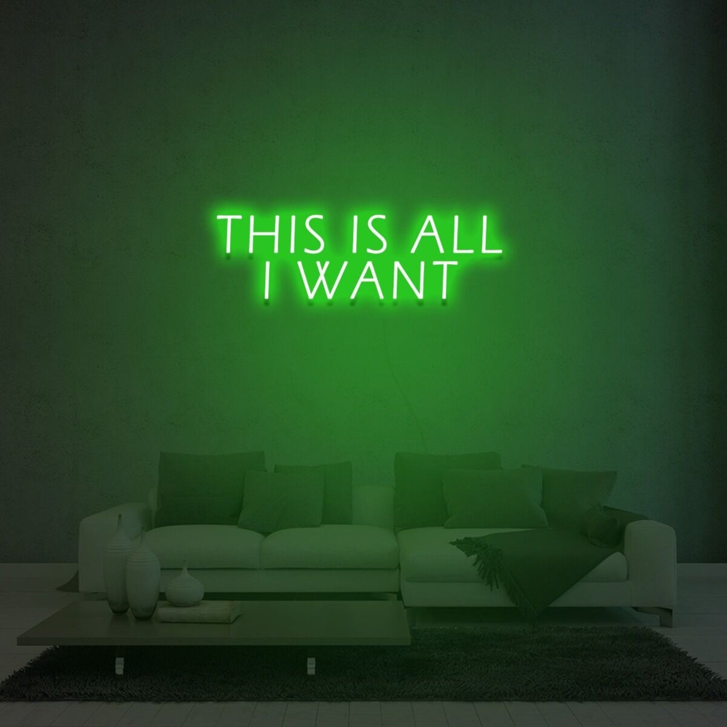 This Is All I Want Led Neon Sign Light For Home Party - Shineneon