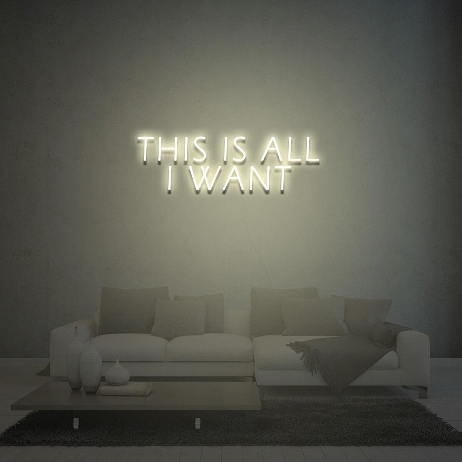 This Is All I Want Led Neon Sign Light For Home Party - Shineneon