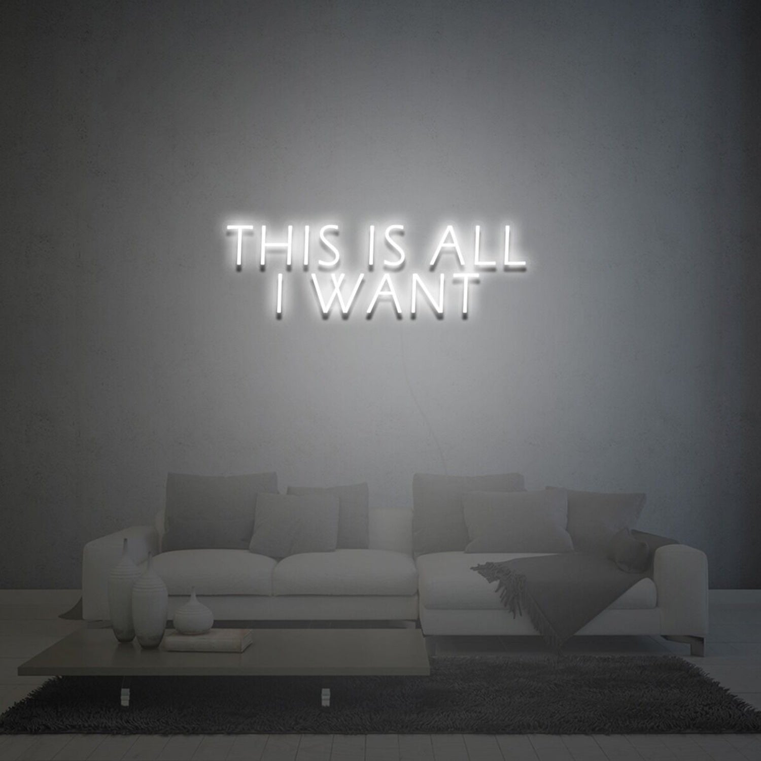 This Is All I Want Led Neon Sign Light For Home Party - Shineneon