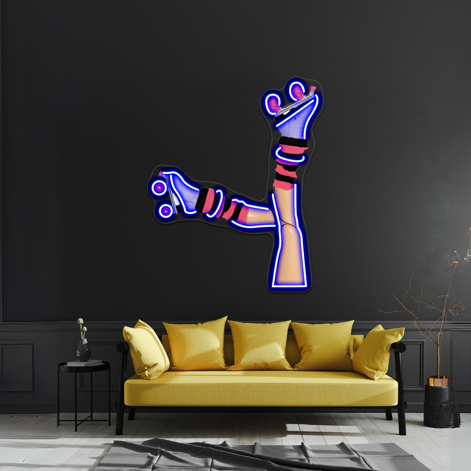 This Is How I Roll Funny Retro Rollerskating Artwork Neon Signs | Shineneon