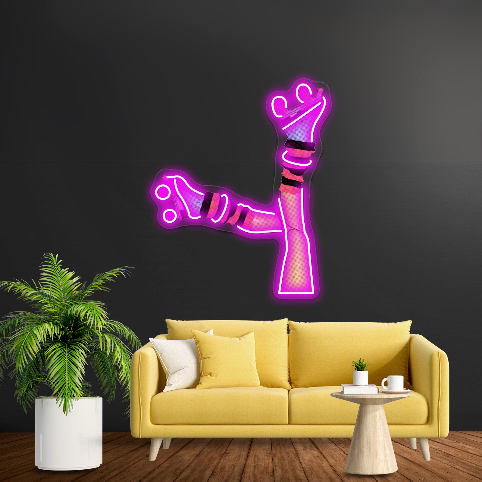This Is How I Roll Funny Retro Rollerskating Artwork Neon Signs | Shineneon