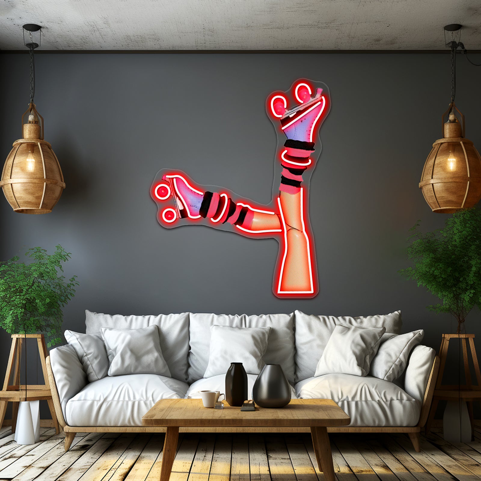 This Is How I Roll Funny Retro Rollerskating Artwork Neon Signs | Shineneon