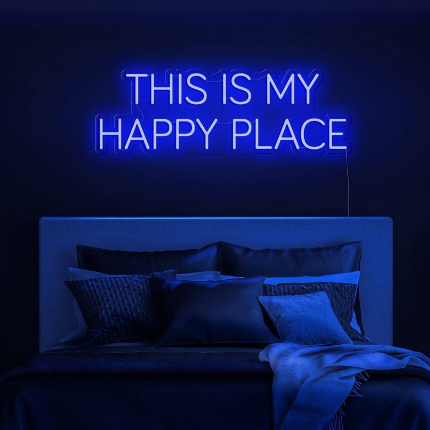 This Is My Happy Place Led Neon Sign Fpersonal And Cozy Spaces - Shineneon
