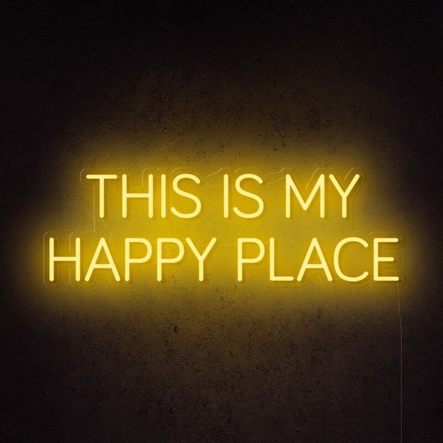 This Is My Happy Place Led Neon Sign Fpersonal And Cozy Spaces - Shineneon