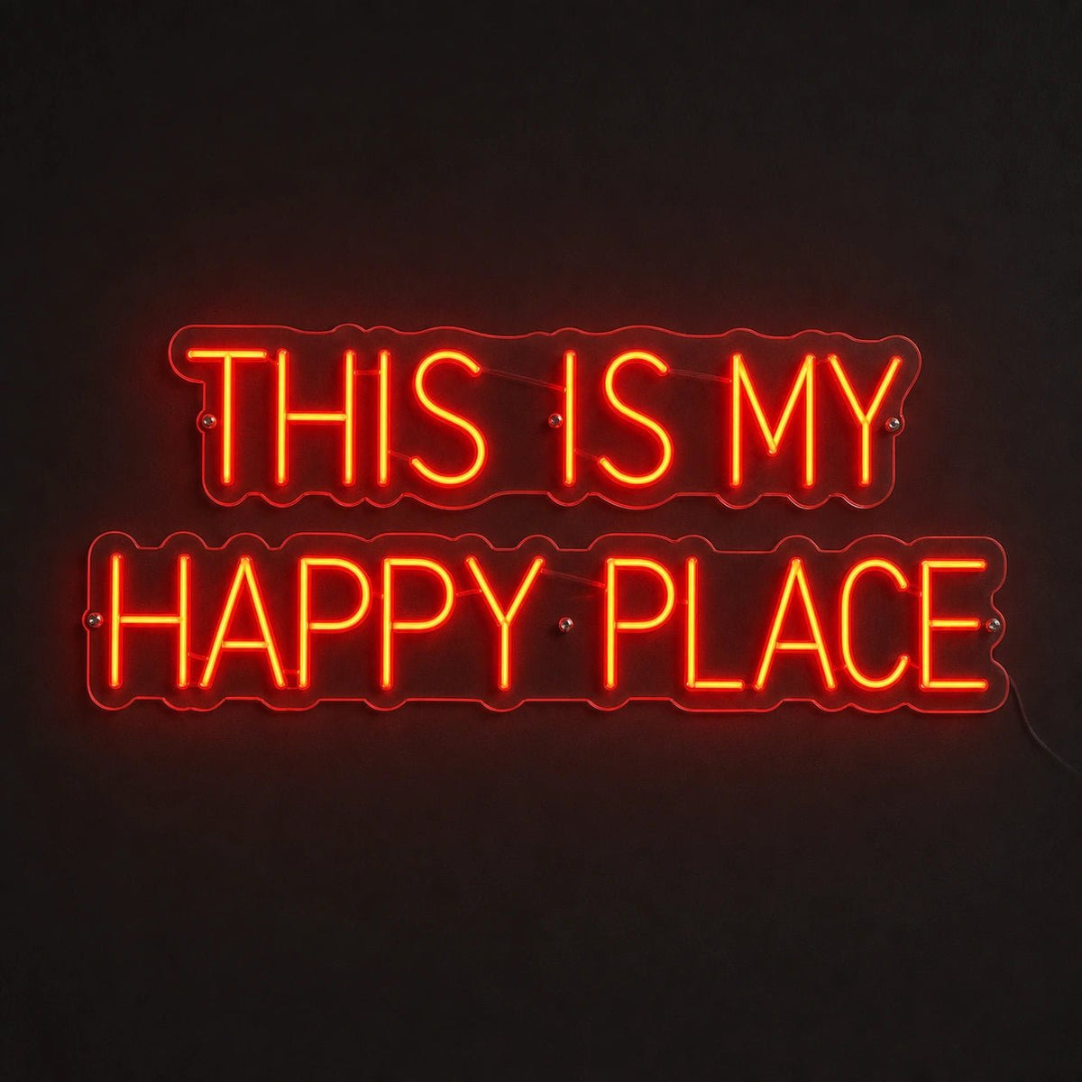 This Is My Happy Place Room Decor LED Neon Sign - Shineneon