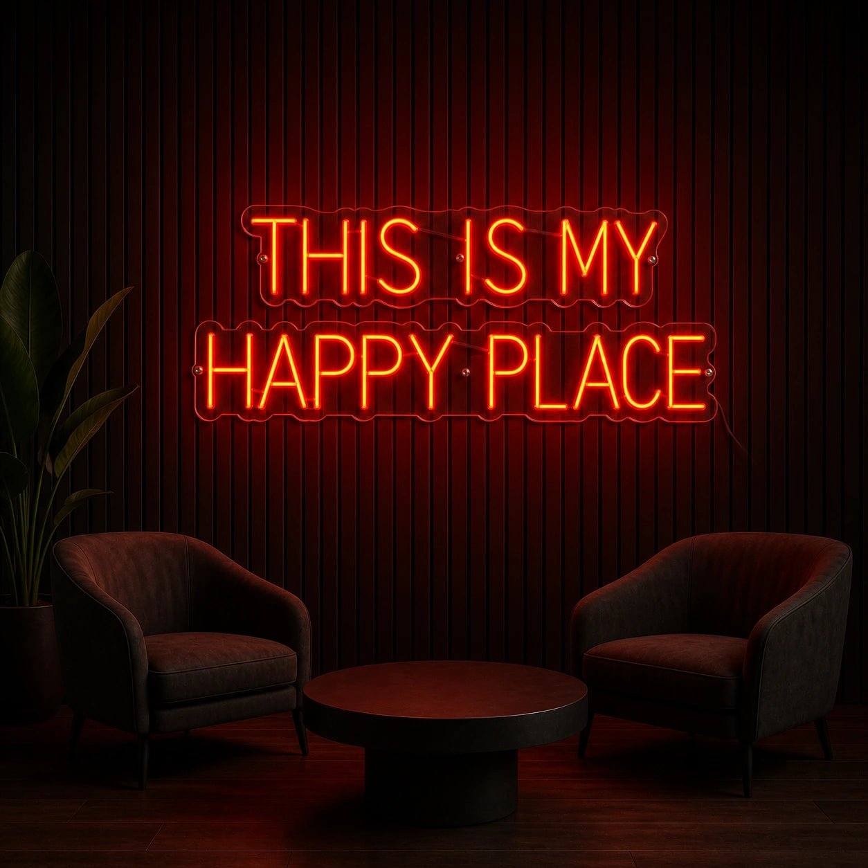 This Is My Happy Place Room Decor LED Neon Sign - Shineneon
