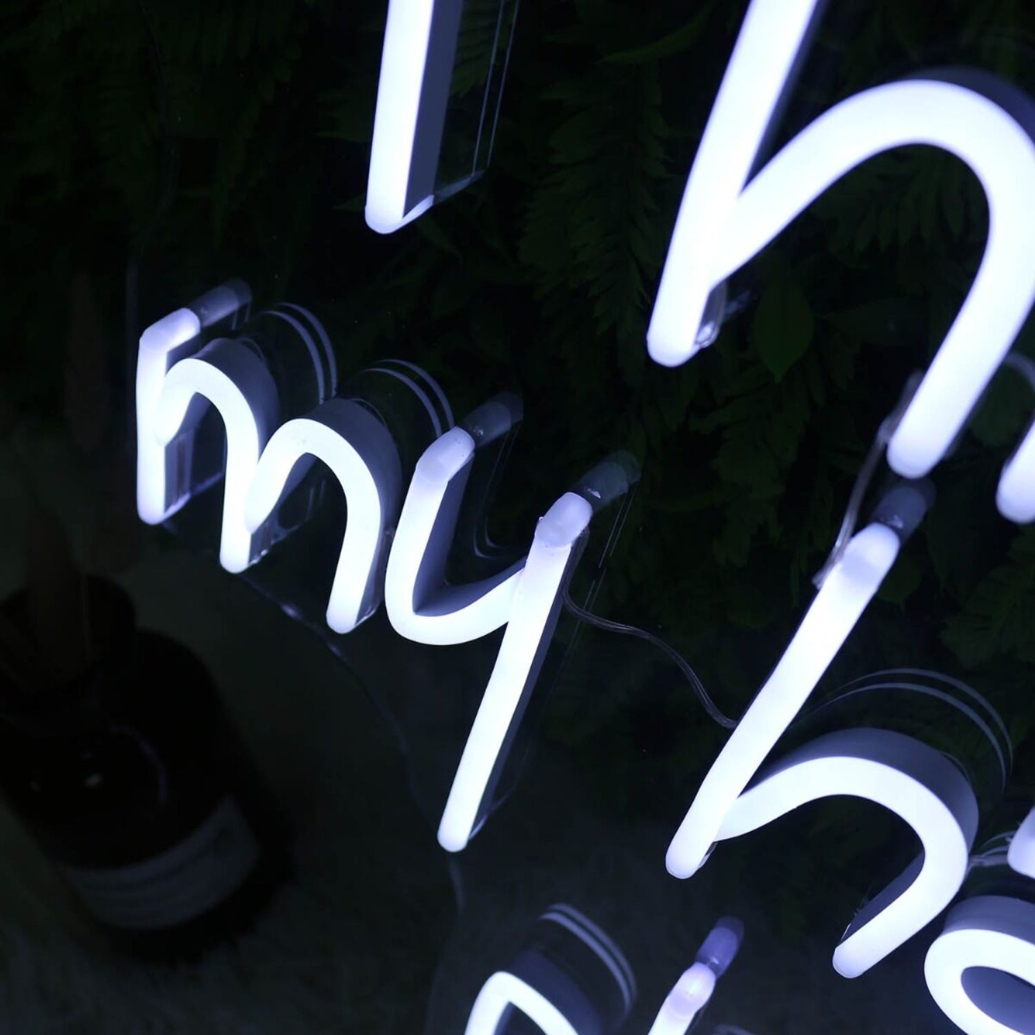 This Is My Happy Place White Led Neon Sign - Shineneon