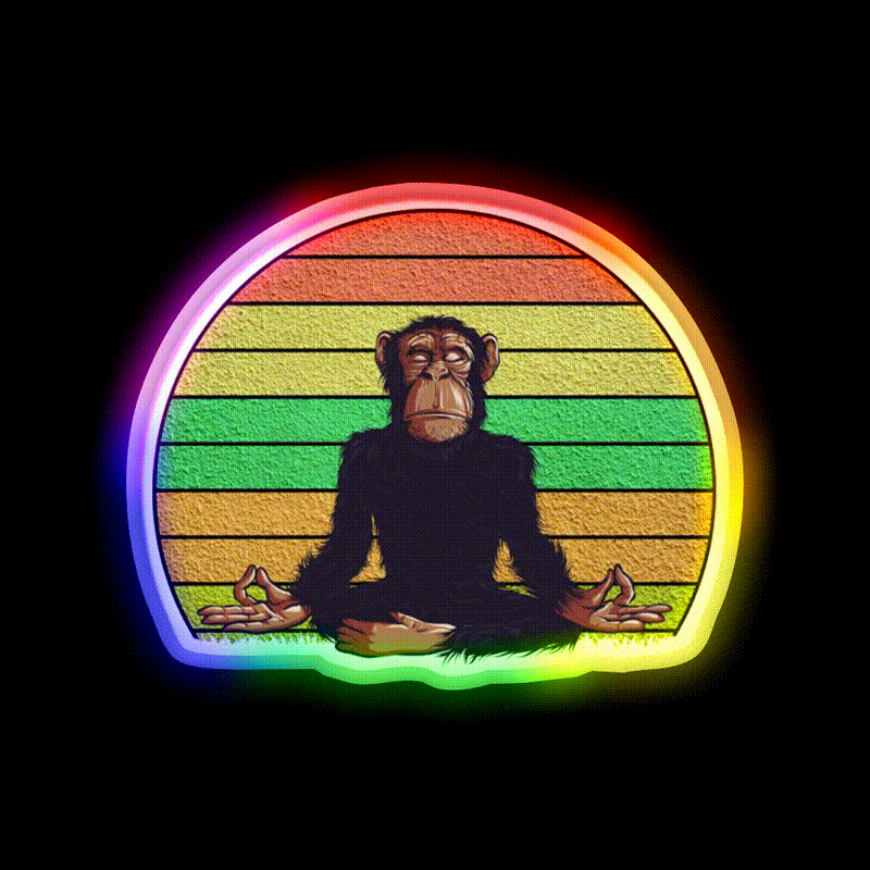 This Is My Yoga Headstand Yoga Led Neon Sign For Wellness Space Rgb Color