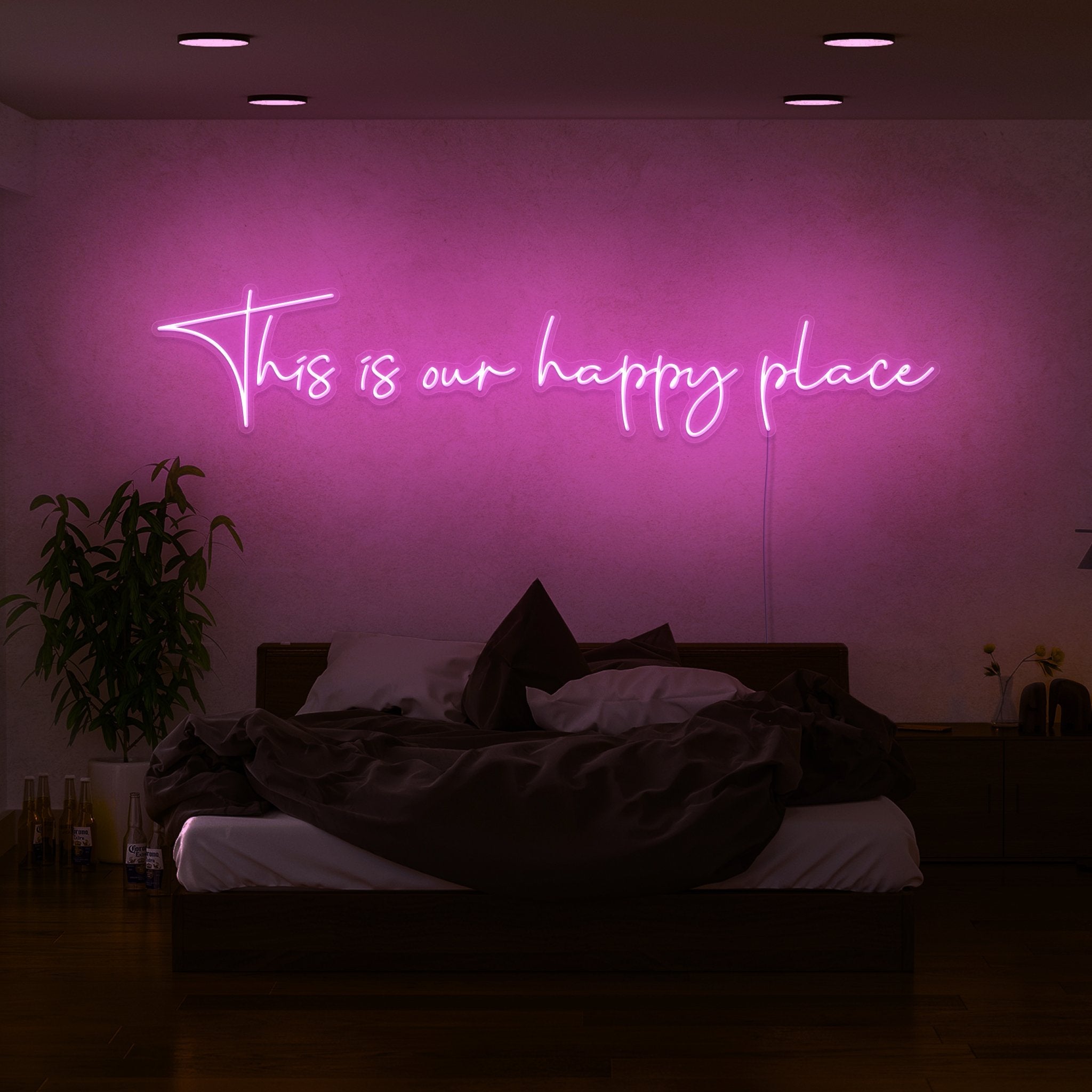 This Is Our Happy Place Led Neon Sign | Shineneon