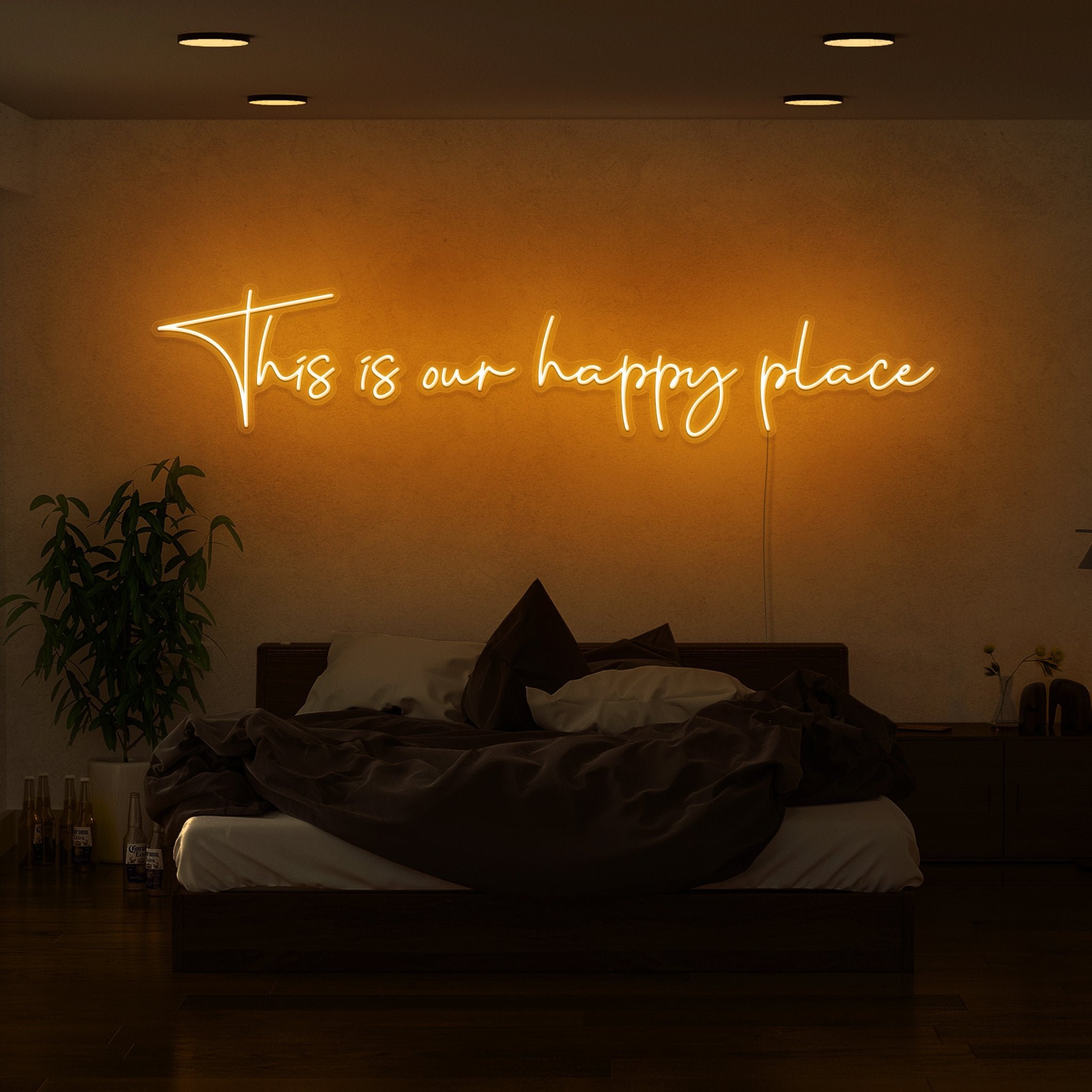 This Is Our Happy Place Led Neon Sign | Shineneon