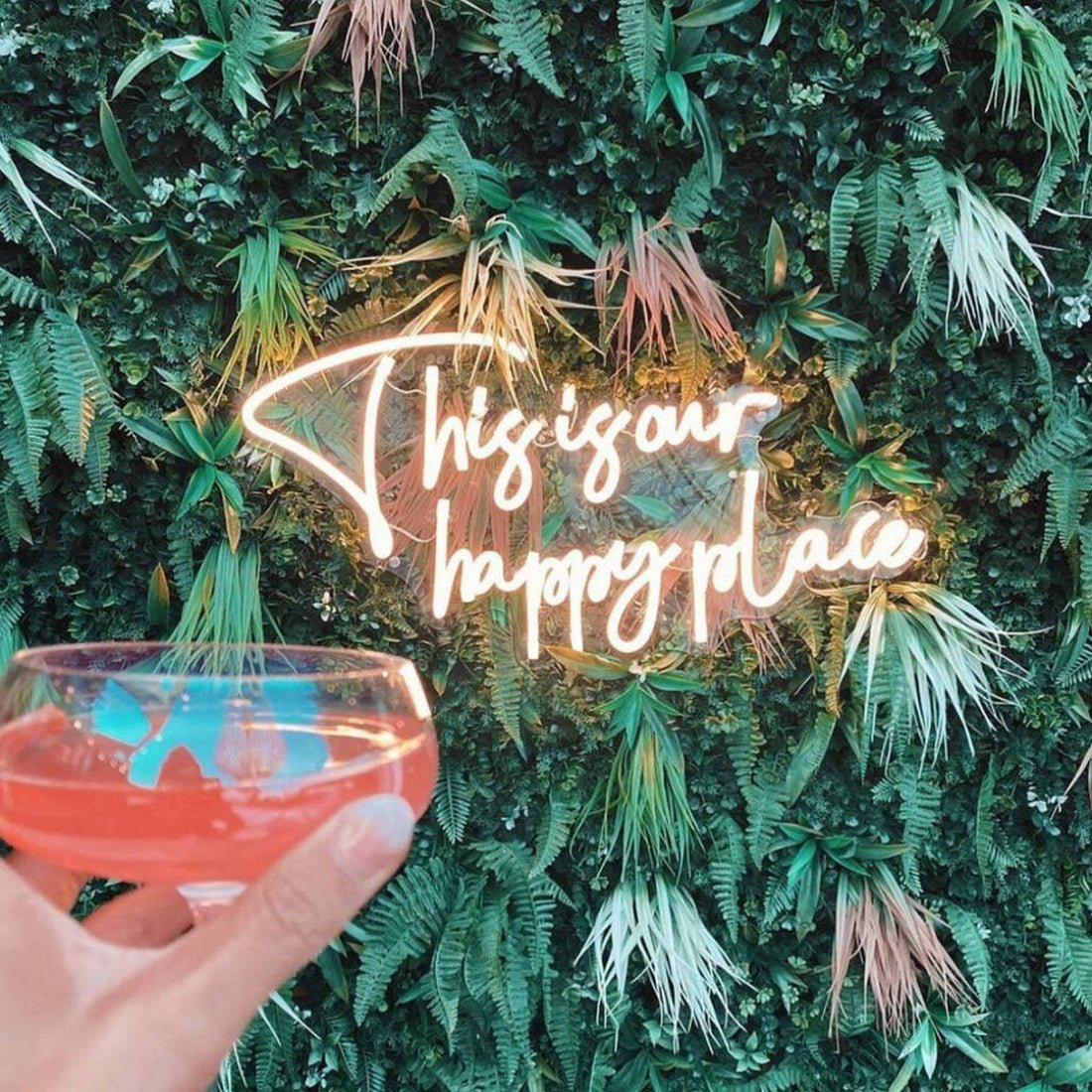 This Is Our Happy Place Led Sign Business Neon Sign - Shineneon