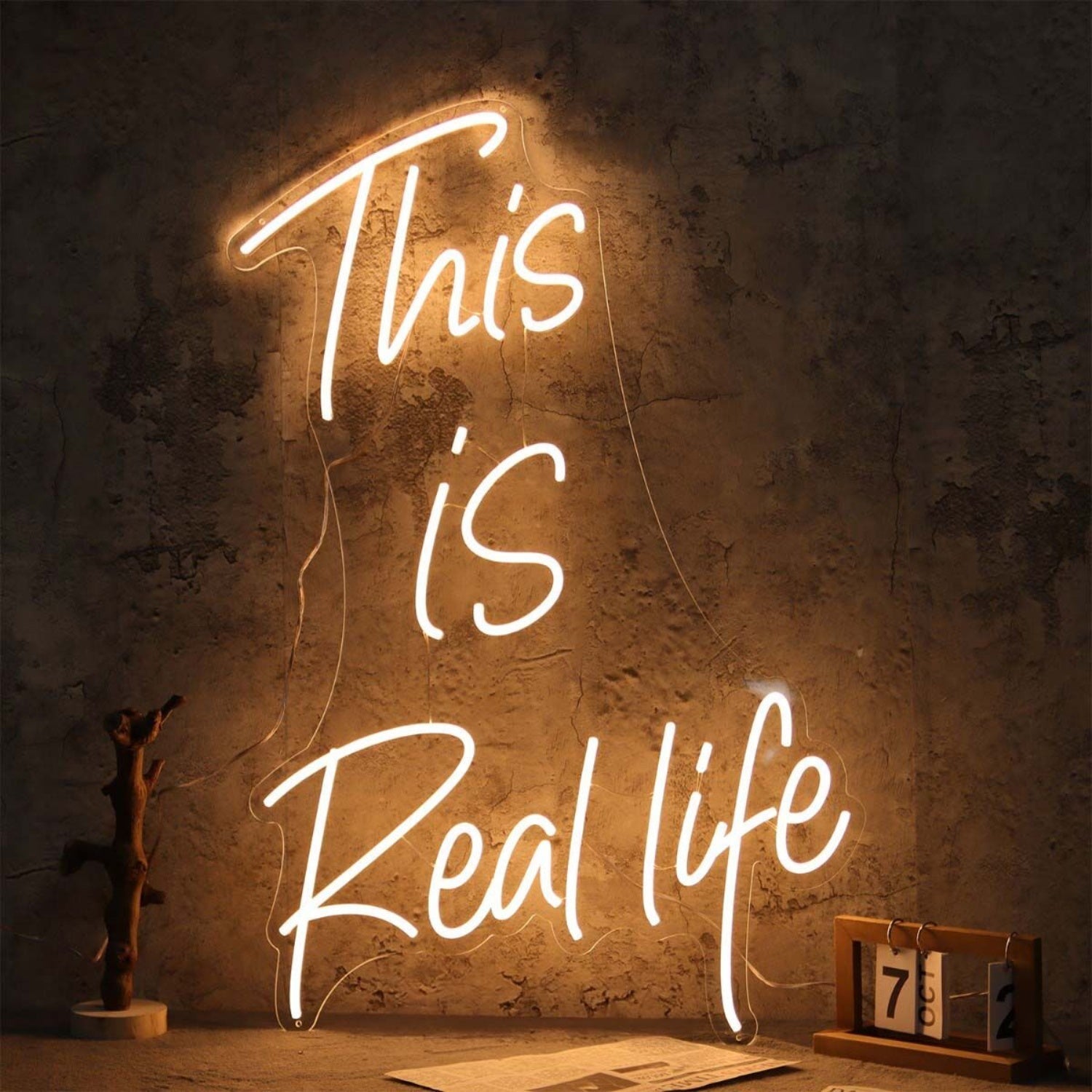 This Is Real Life Led Neon Sign - Shineneon