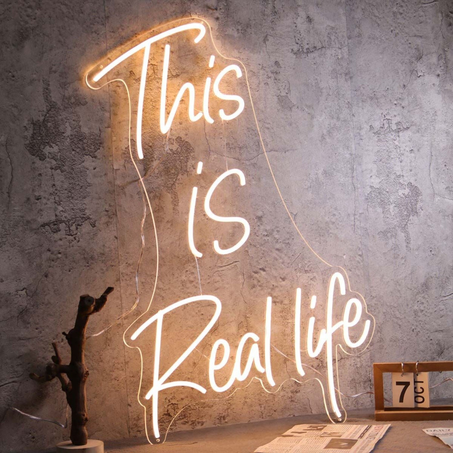 This Is Real Life Led Neon Sign - Shineneon