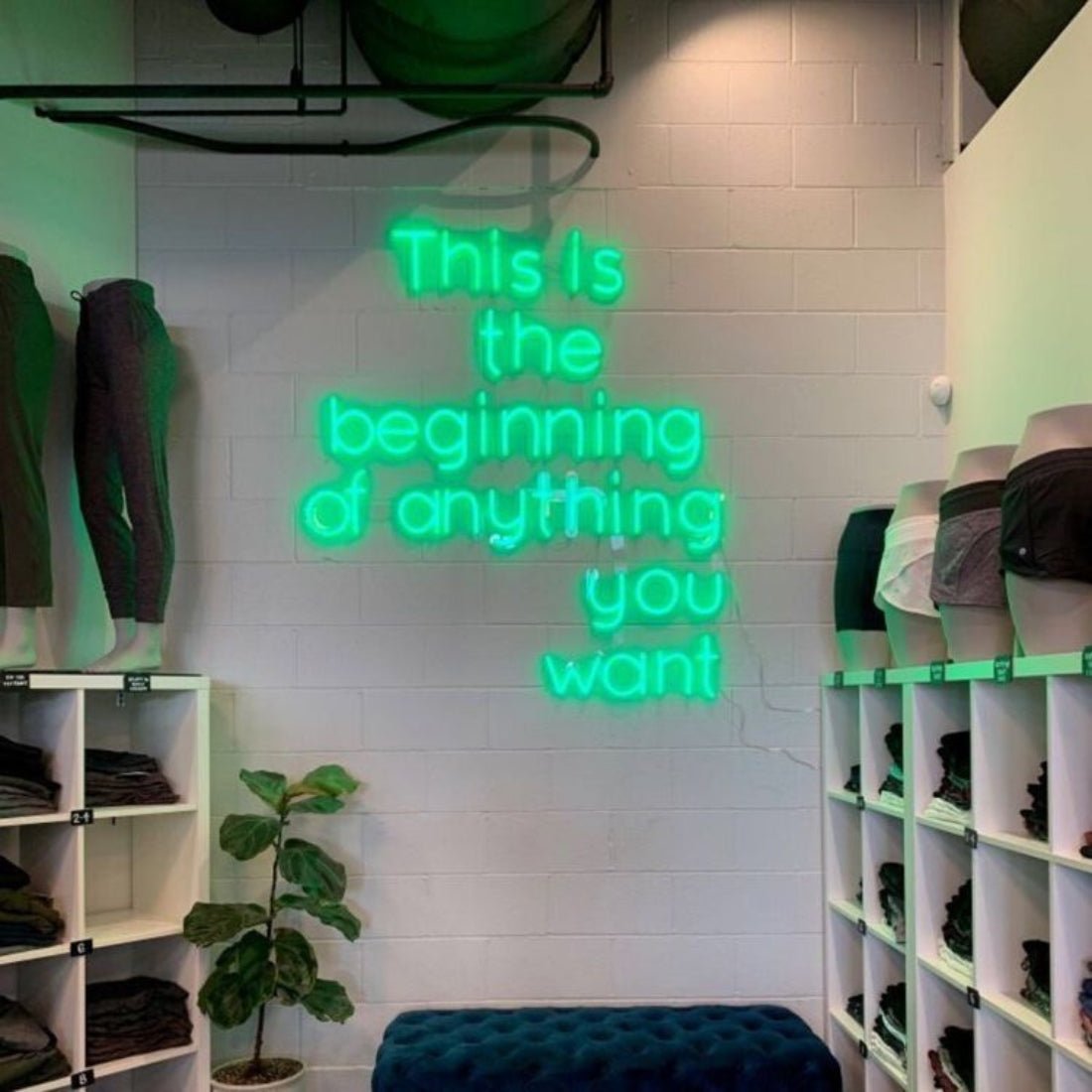 This Is The Beginning Of Anything You Want Led Sign Business Neon Sign - Shineneon