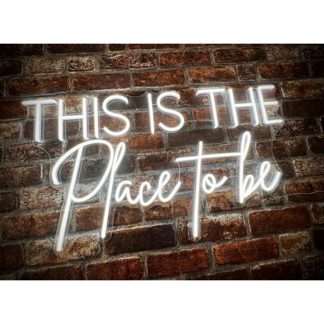 This Is The Place To Be Neon Signs Neon Lights Led Neon Signs - Shineneon