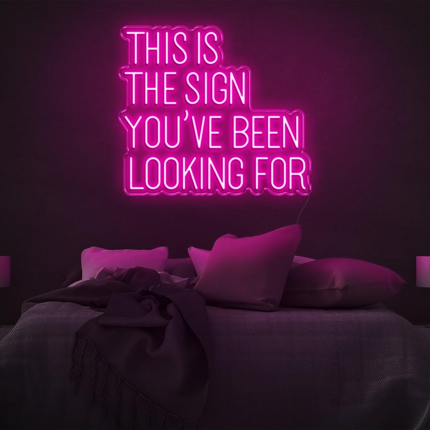 This Is The Sign Red Led Neon Sign For Bedroom Wall Decor | Shineneon