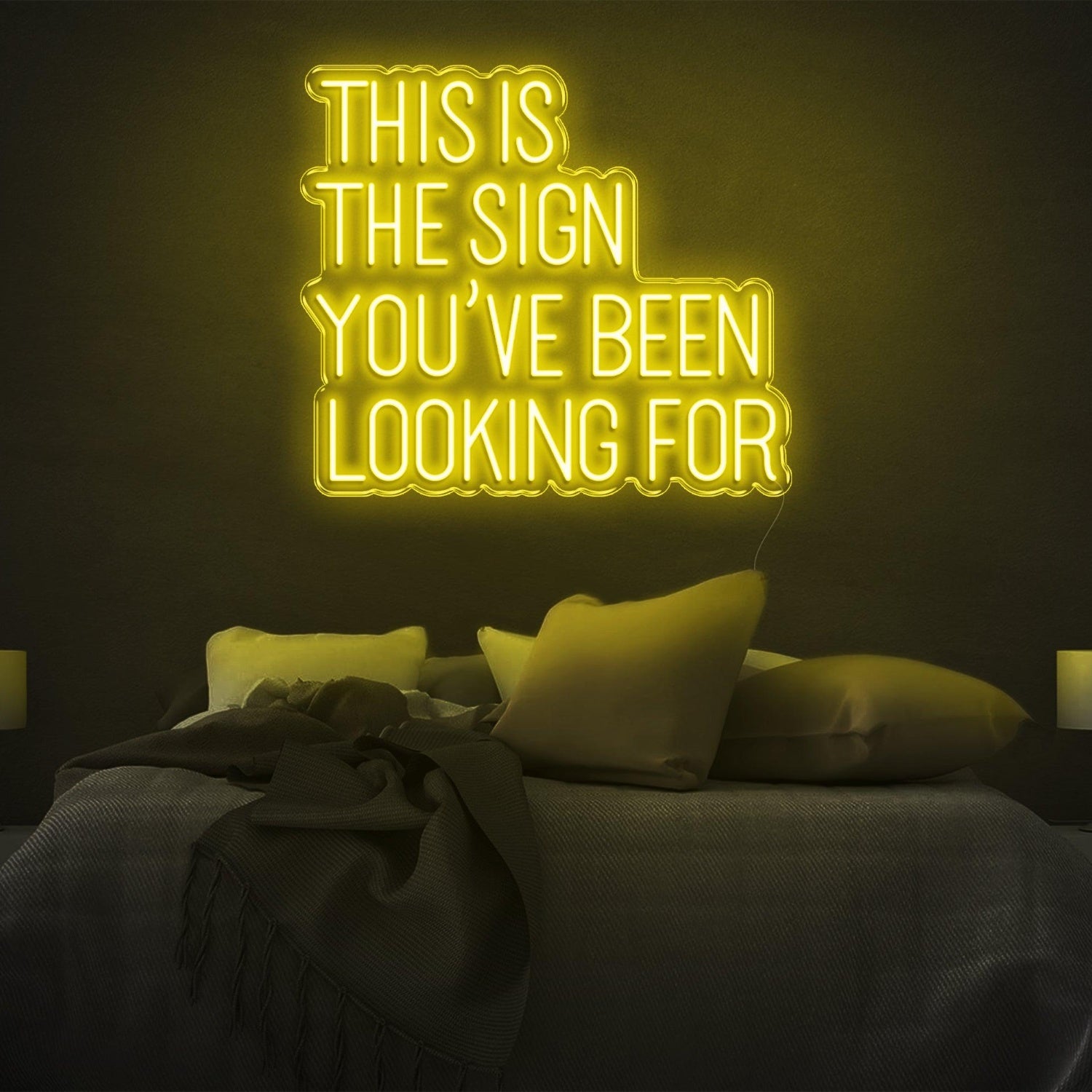 This Is The Sign Red Led Neon Sign For Bedroom Wall Decor | Shineneon
