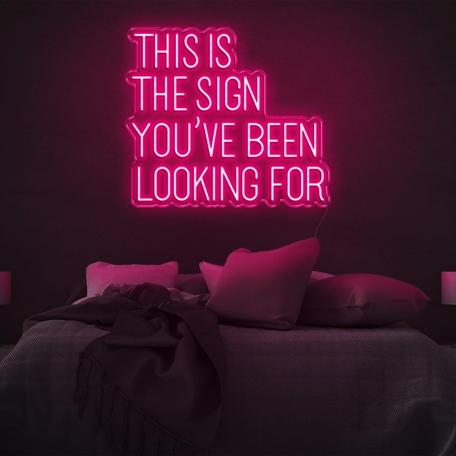 This Is The Sign Red Led Neon Sign For Bedroom Wall Decor | Shineneon