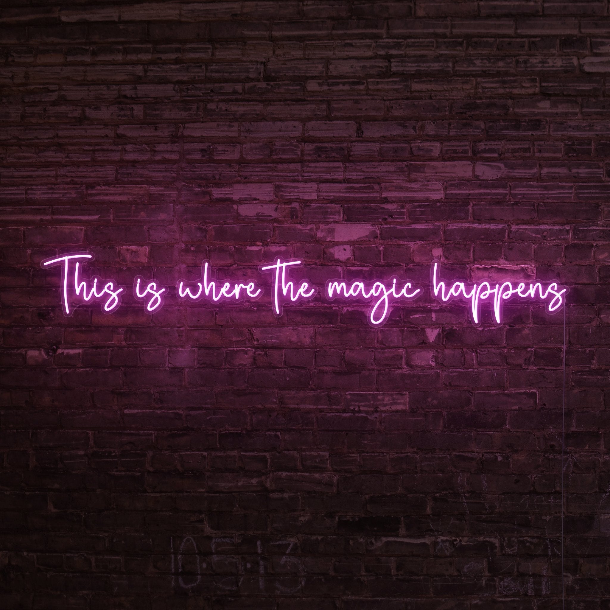 This Is Where The Magic Happens Led Neon Sign | Shineneon