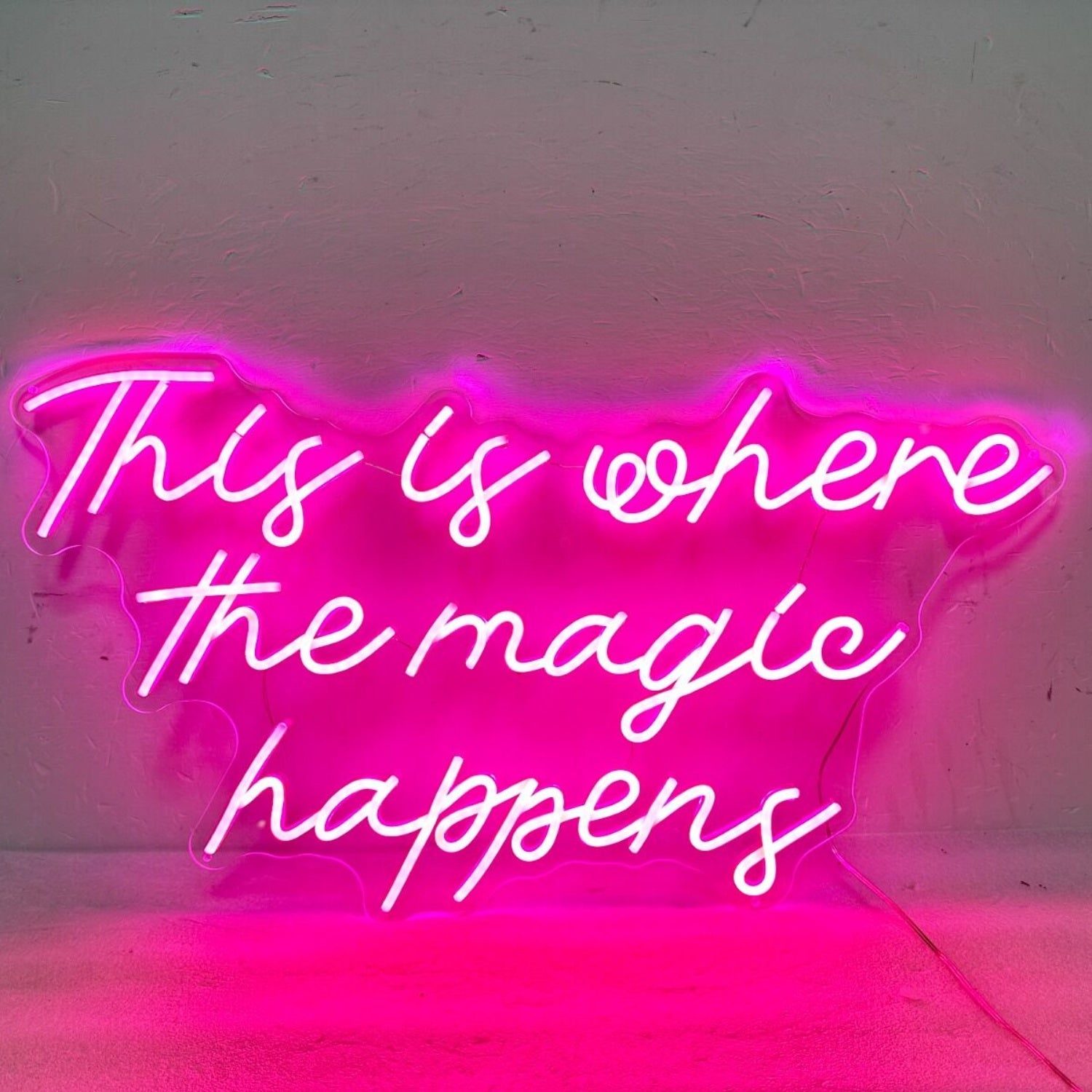 This Is Where The Magic Happens Led Neon Sign Enchanting Atmosphere | Shineneon