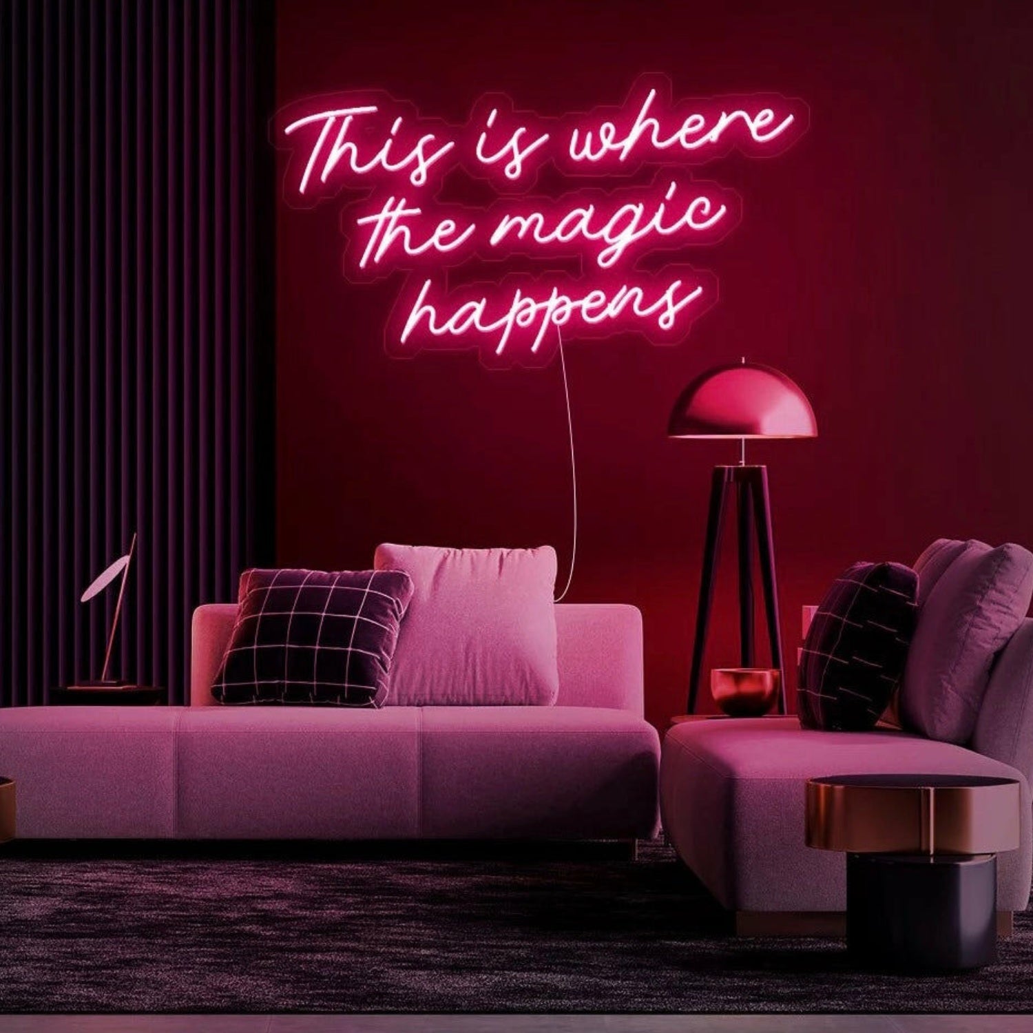 This Is Where The Magic Happens Led Neon Sign Enchanting Atmosphere | Shineneon