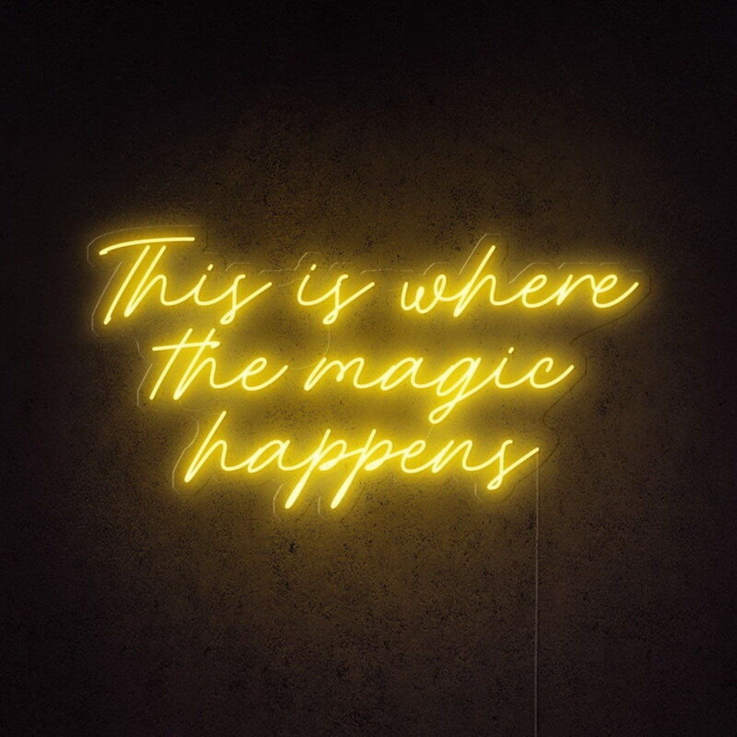 This Is Where The Magic Happens Led Neon Sign For Fun | Shineneon