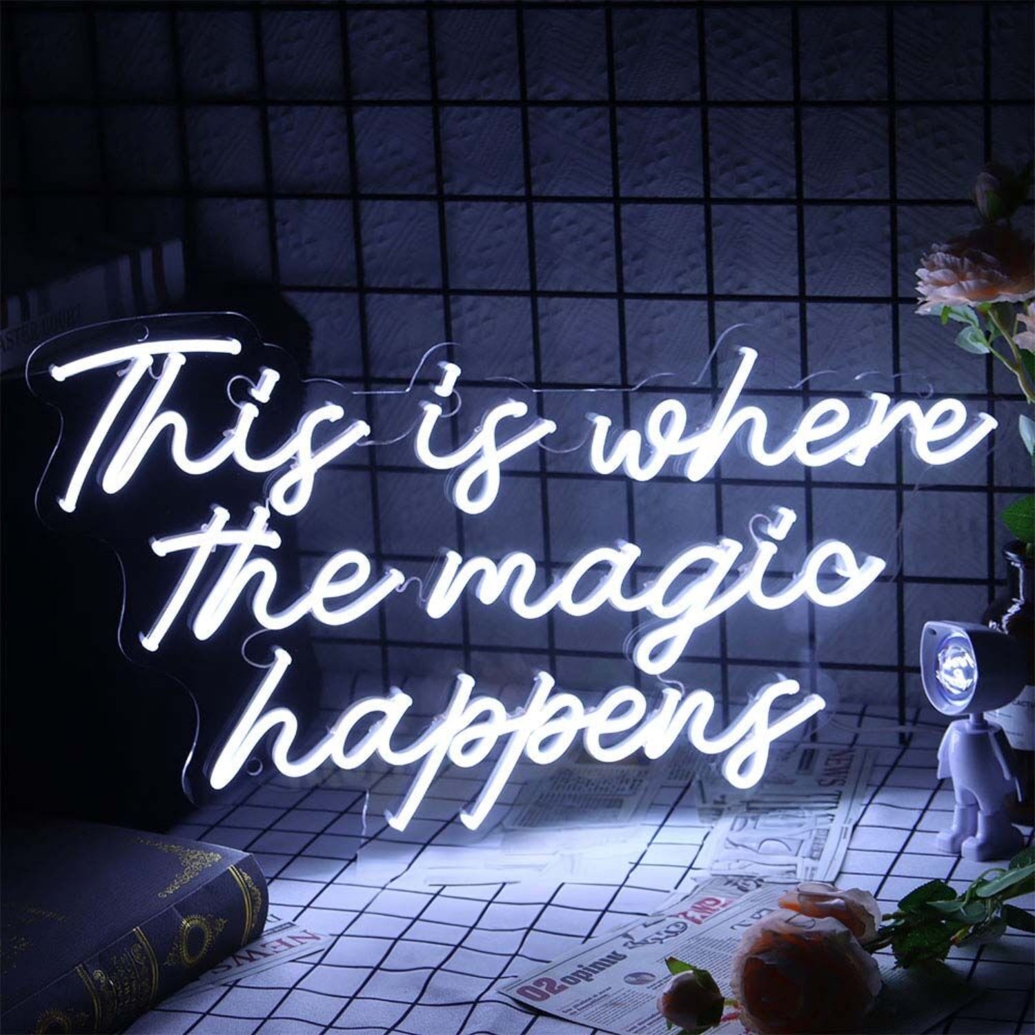 This Is Where The Magic Happens Led Neon Sign For Home Decor - Shineneon