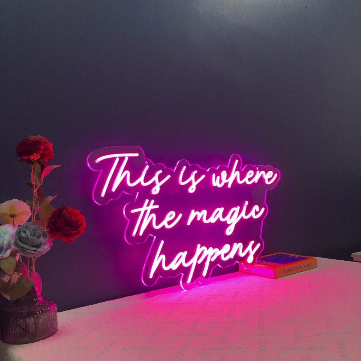 This Is Where The Magic Happens Led Neon Sign For Wall Decor - Shineneon