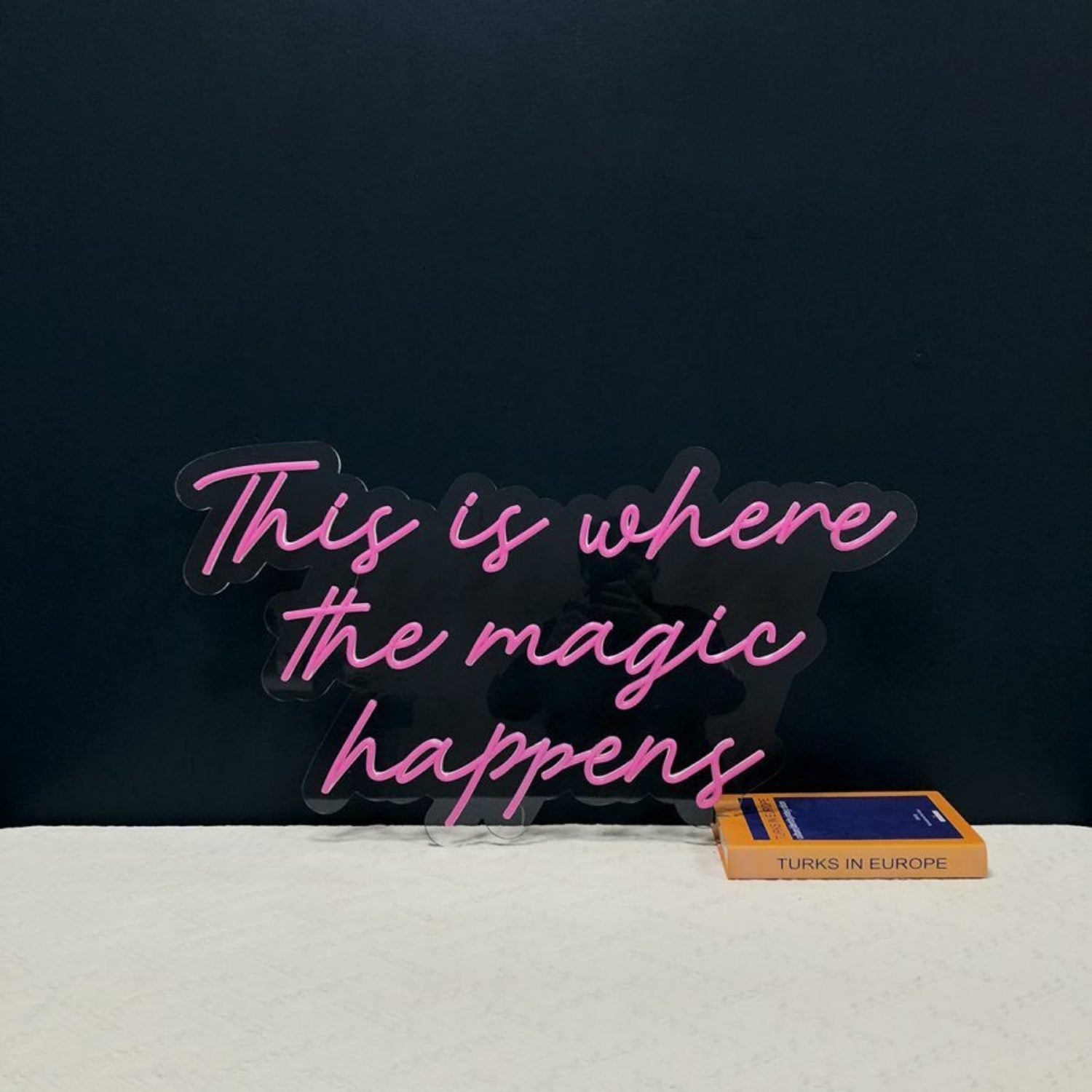 This Is Where The Magic Happens Led Neon Sign For Wall Decor - Shineneon