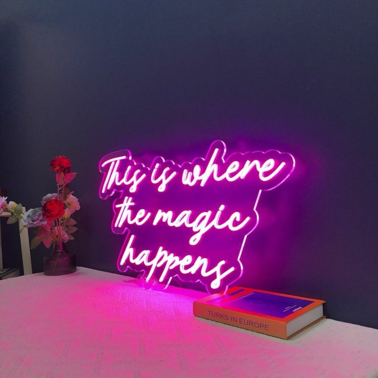 This Is Where The Magic Happens Led Neon Sign For Wall Decor - Shineneon